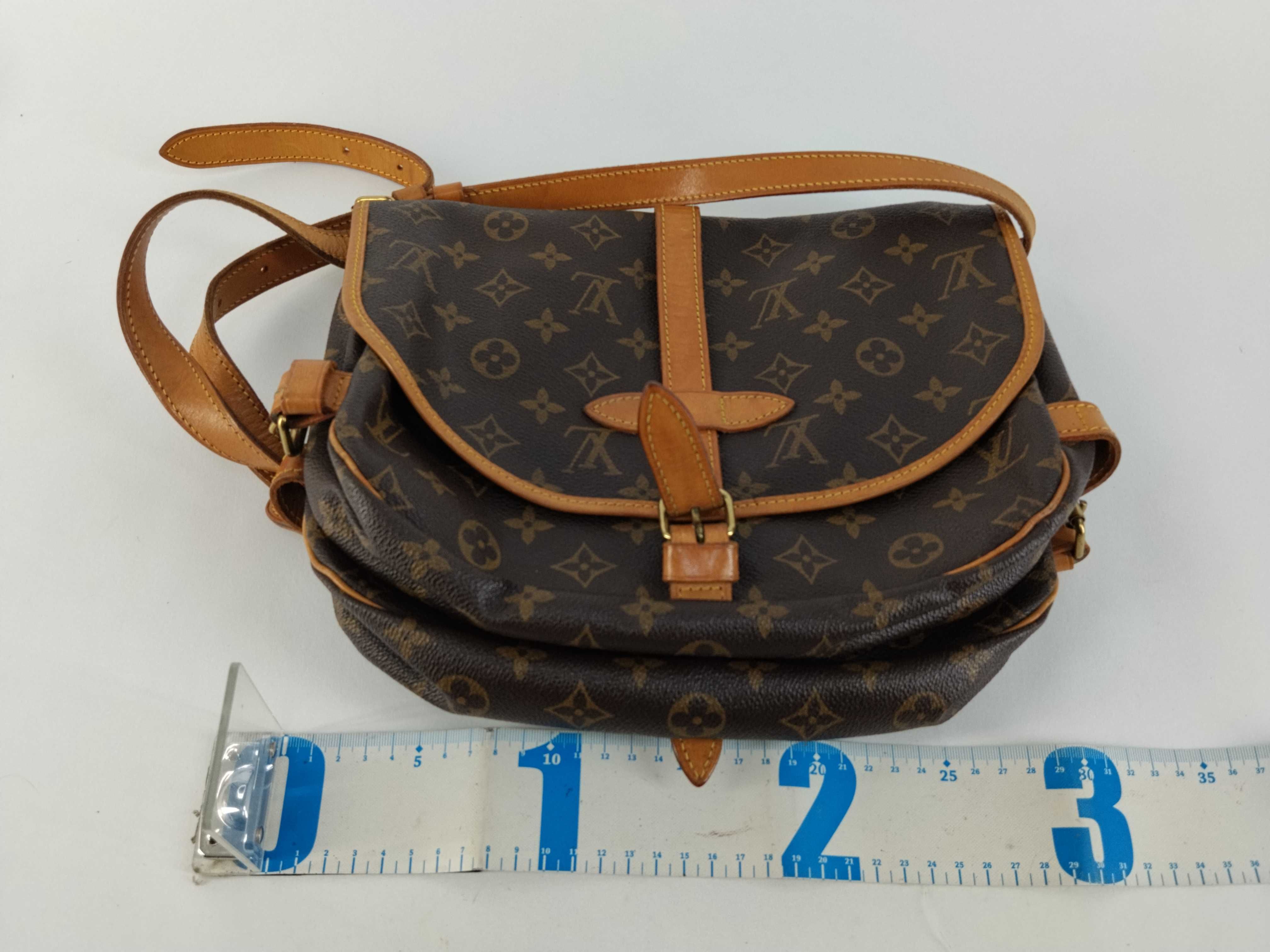 Monogram Vuitton Saumur Shoulder Bag — view 2