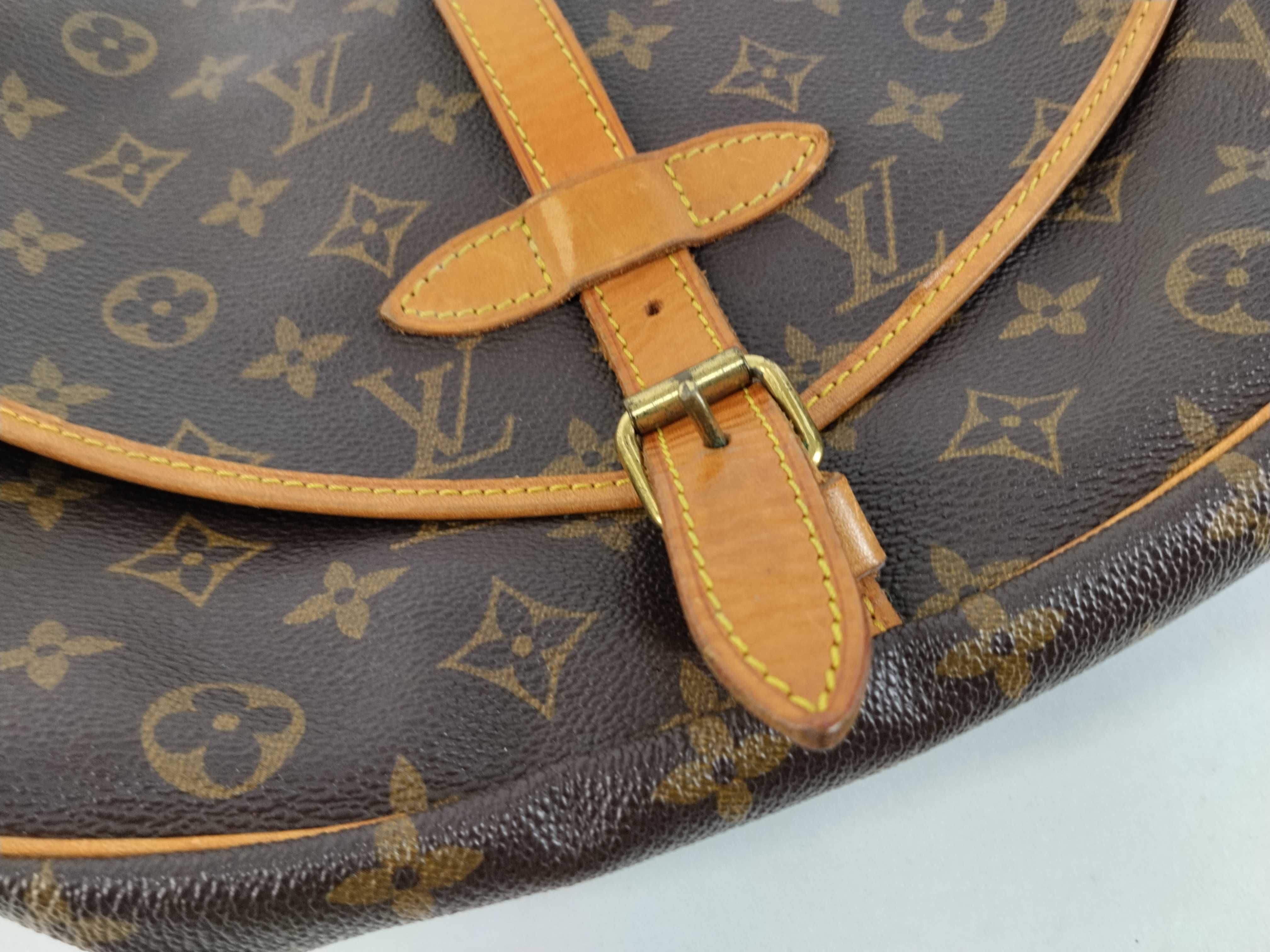 Monogram Vuitton Saumur Shoulder Bag — view 8