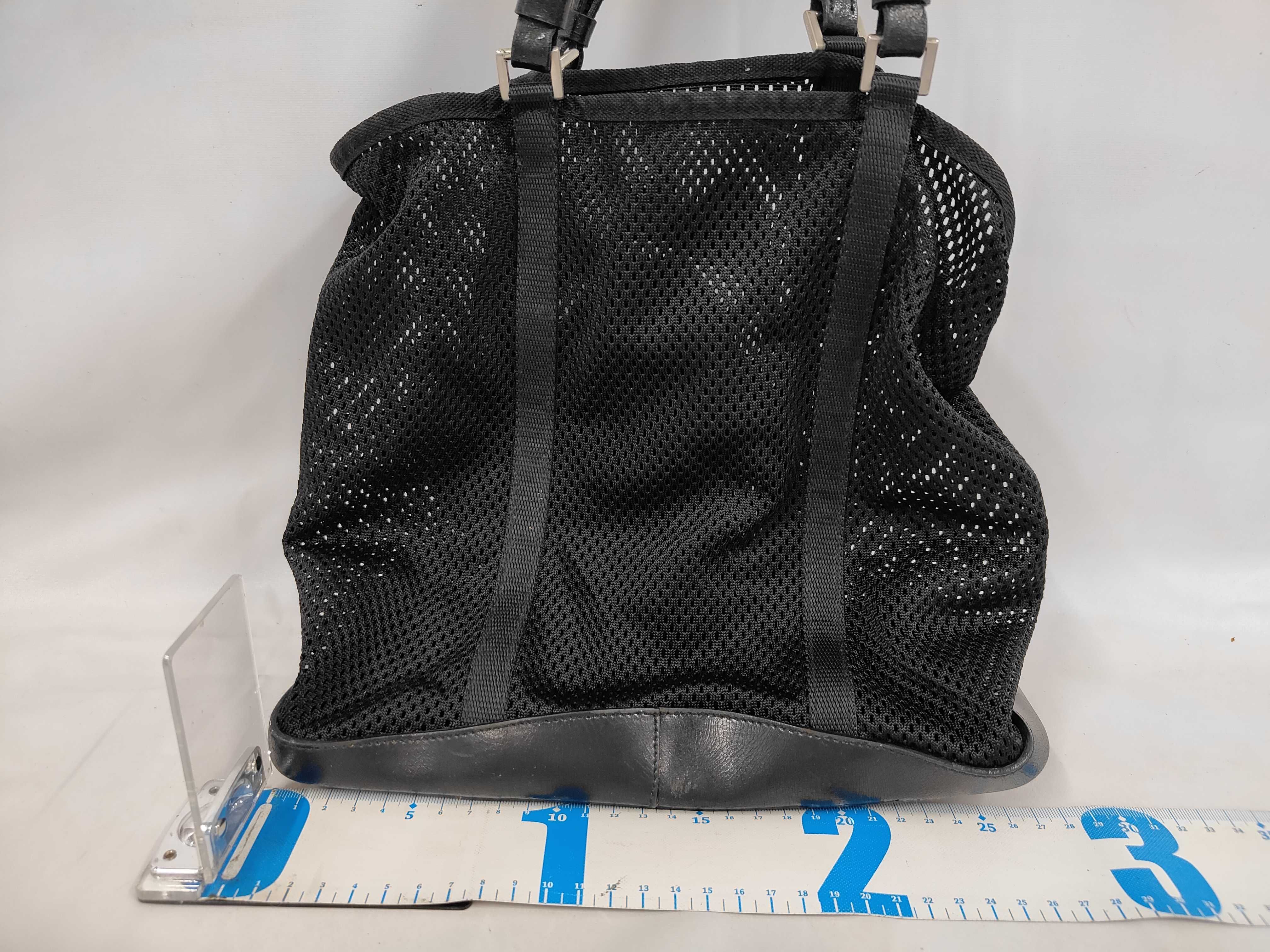 Handbag Mesh Black Handbag — view 2
