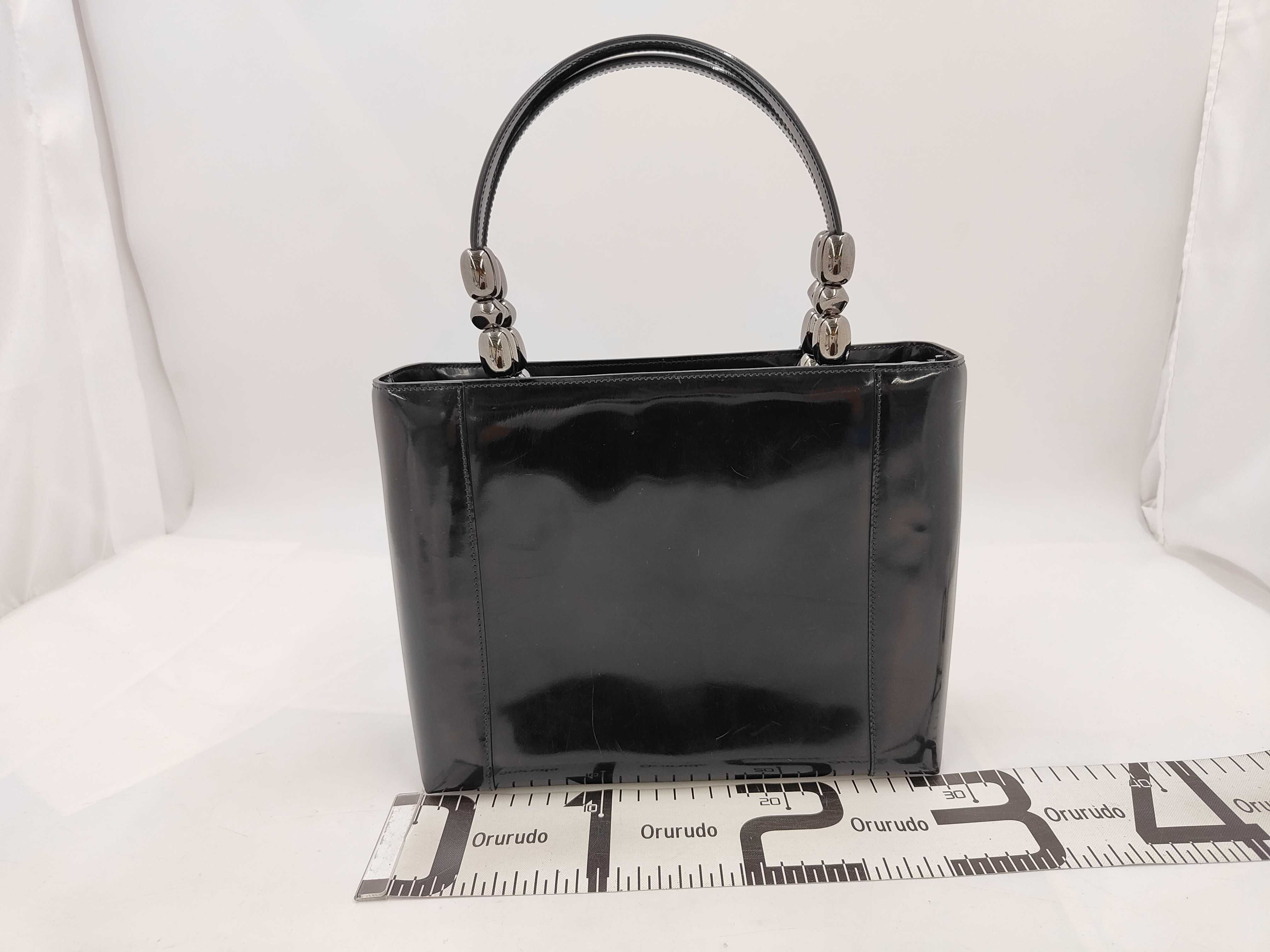 Maris Pearl Patent Leather Tote Bag — view 2