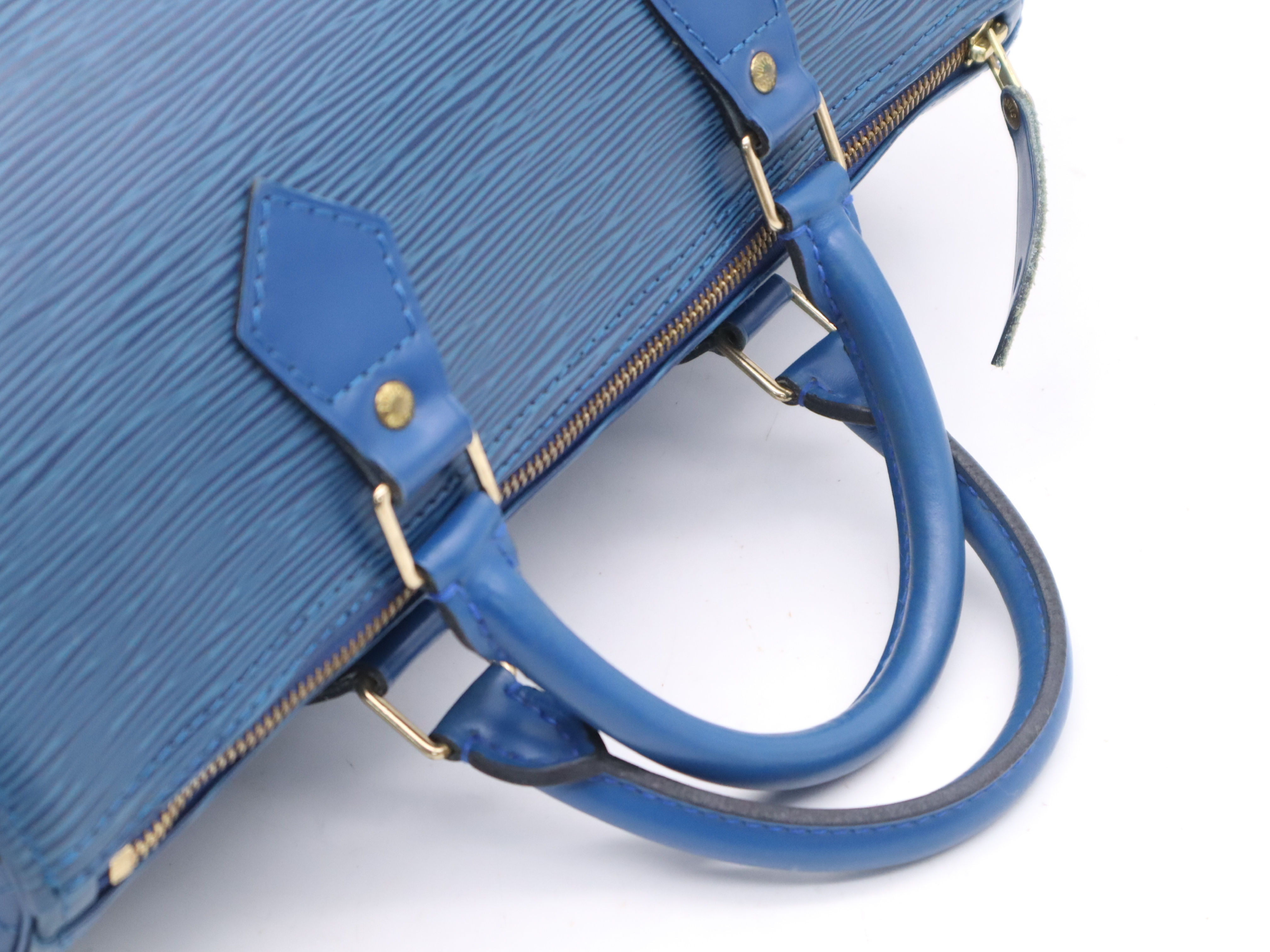 M43005 Epi Speedy 30 Toledo Blue Handbag — view 6