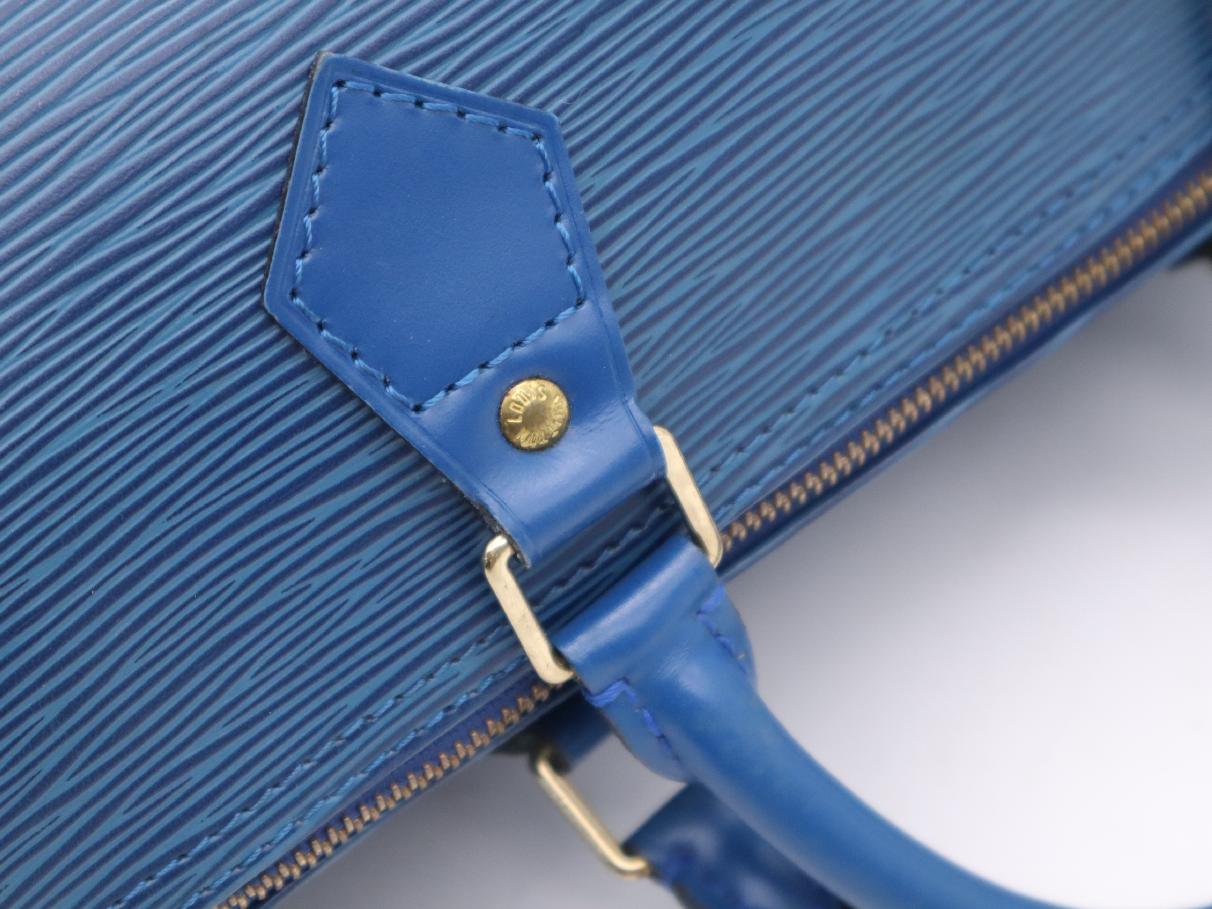 M43005 Epi Speedy 30 Toledo Blue Handbag — view 7