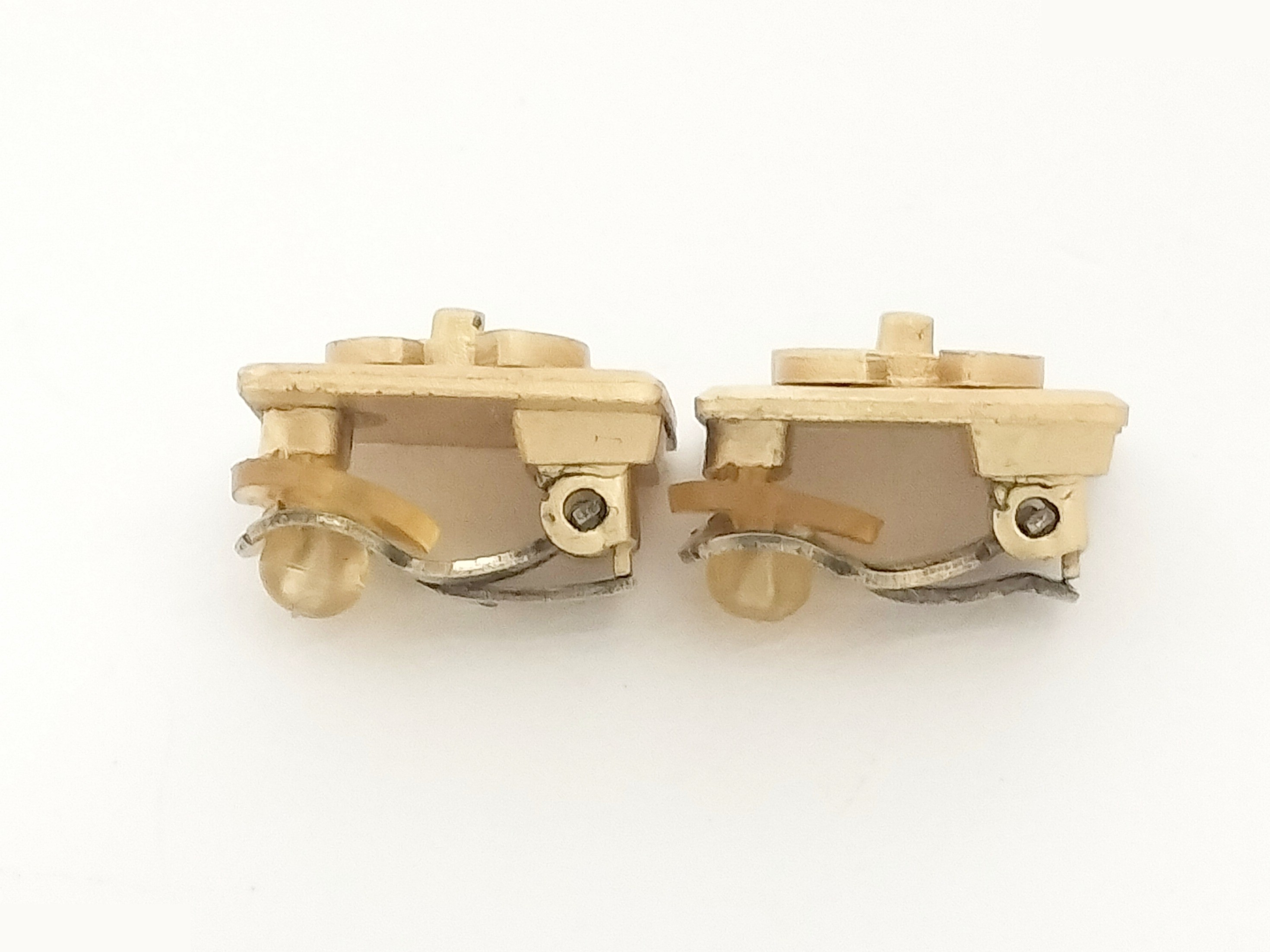 Coco Turnlock Gold Earrings — view 6