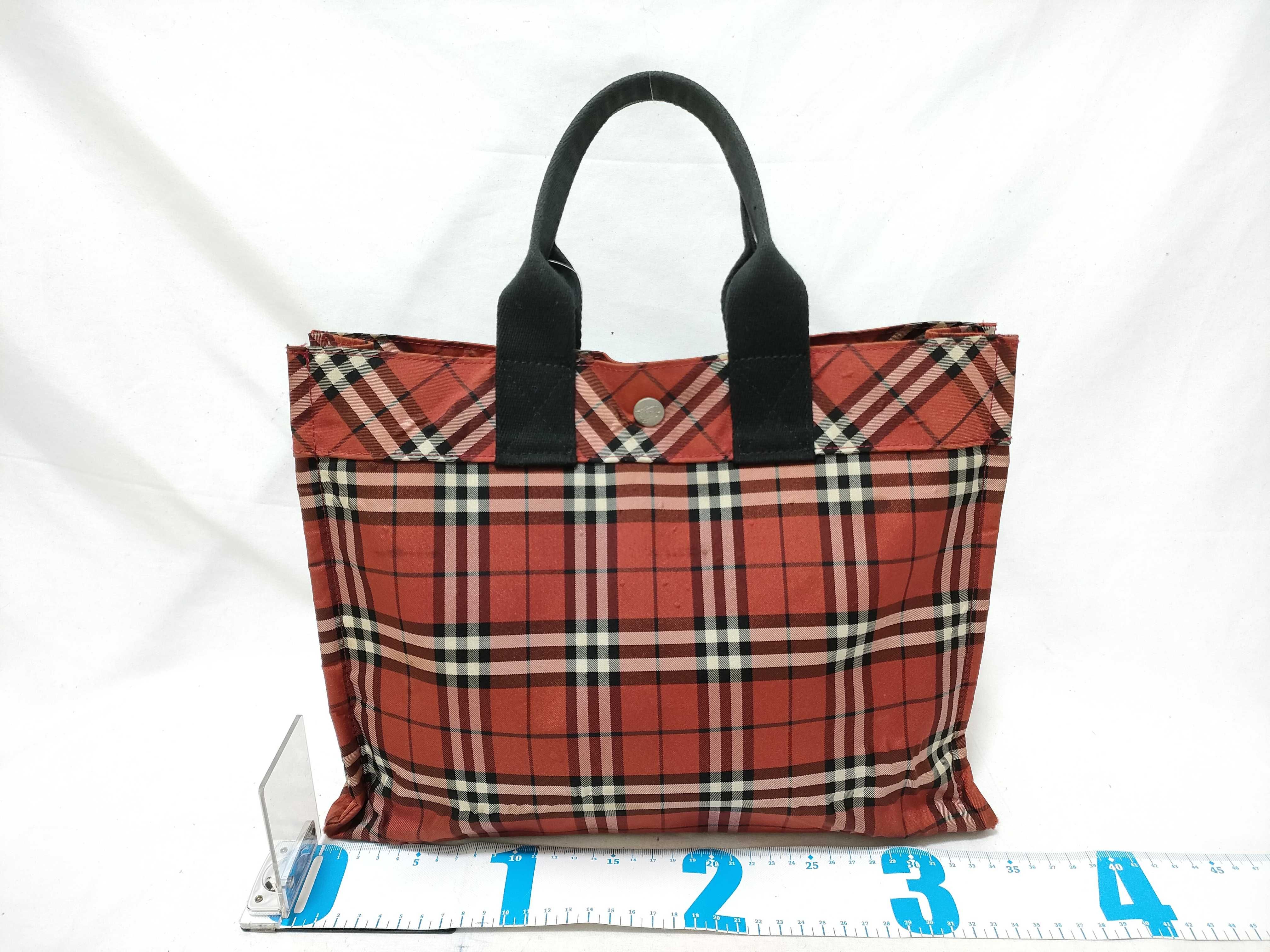 Blue Label Red Check Tote Bag — view 2