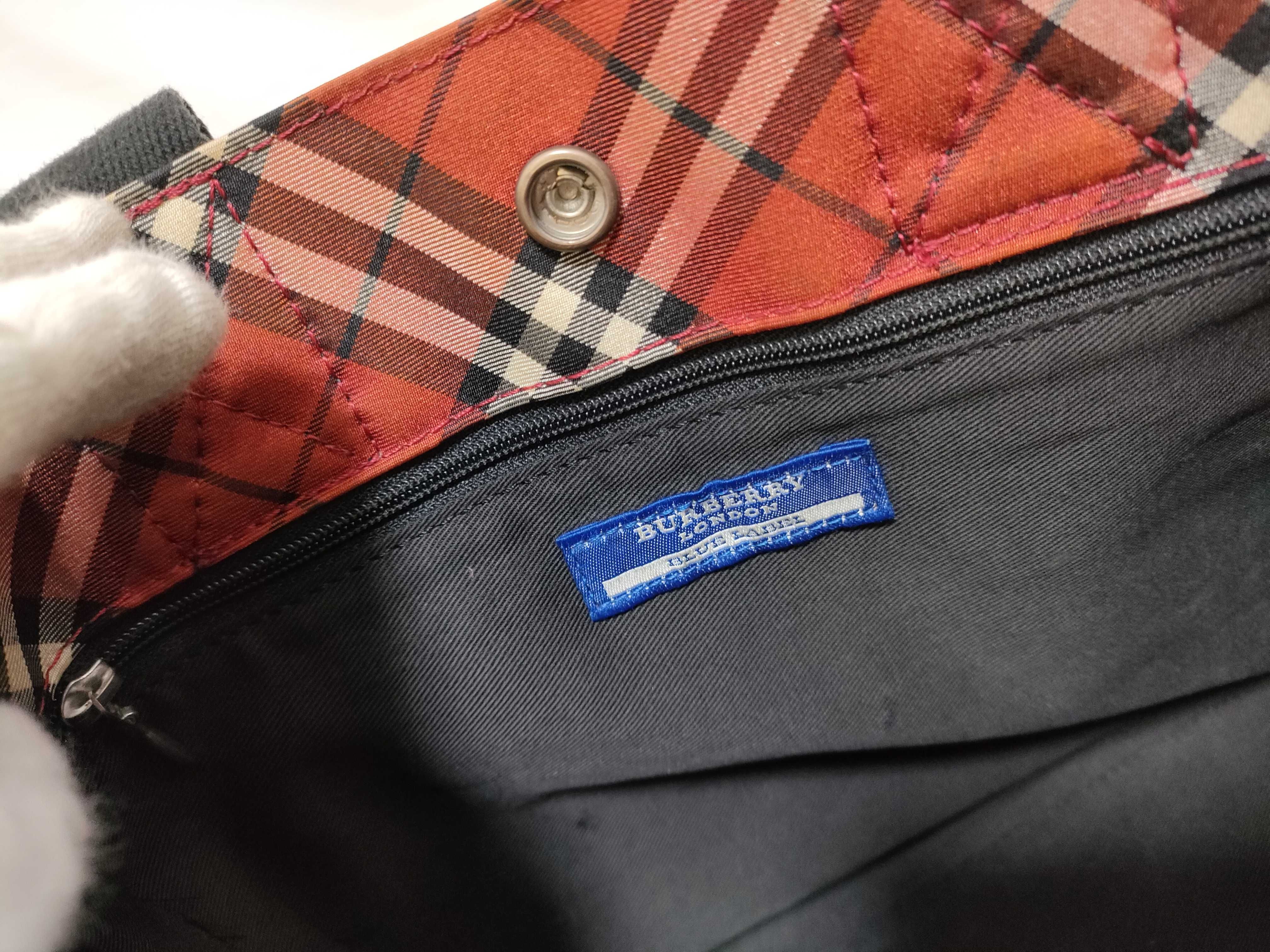 Blue Label Red Check Tote Bag — view 11