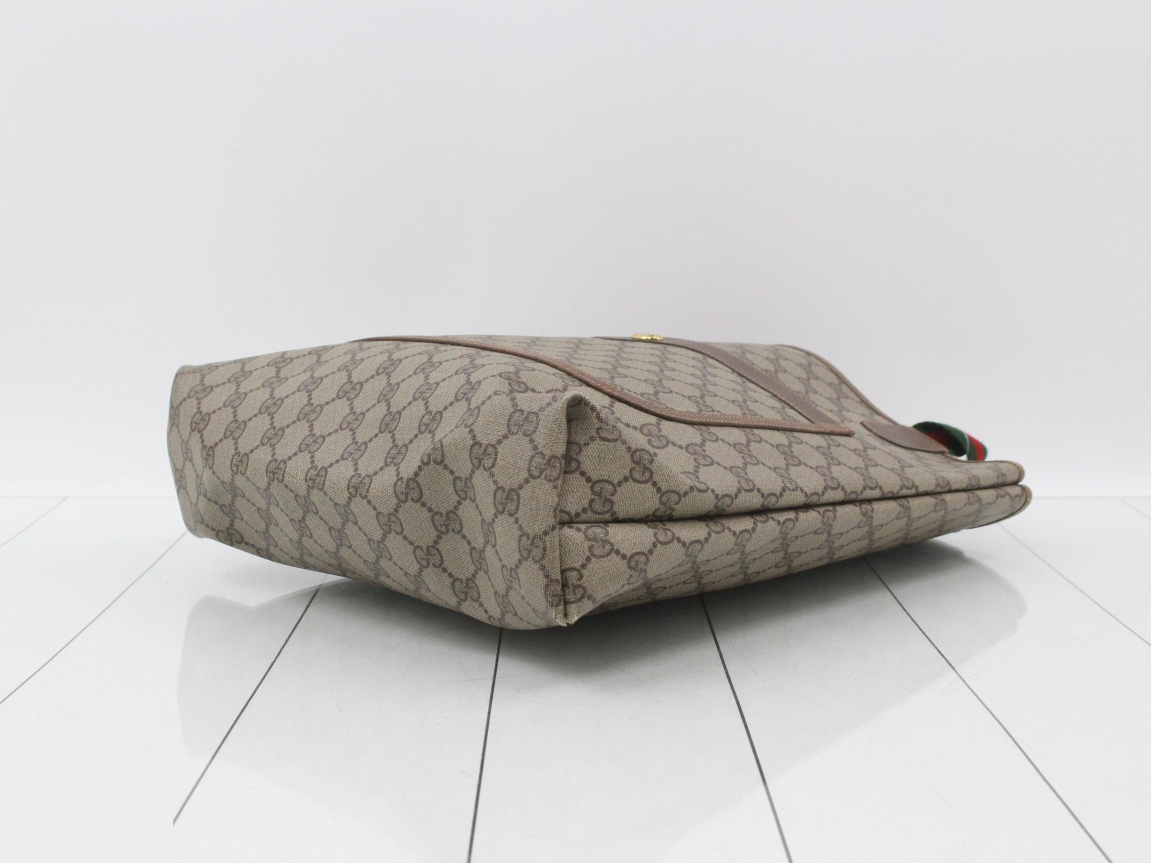 Old Sherry Line GG Supreme Tote Bag, PVC x Leather — view 6