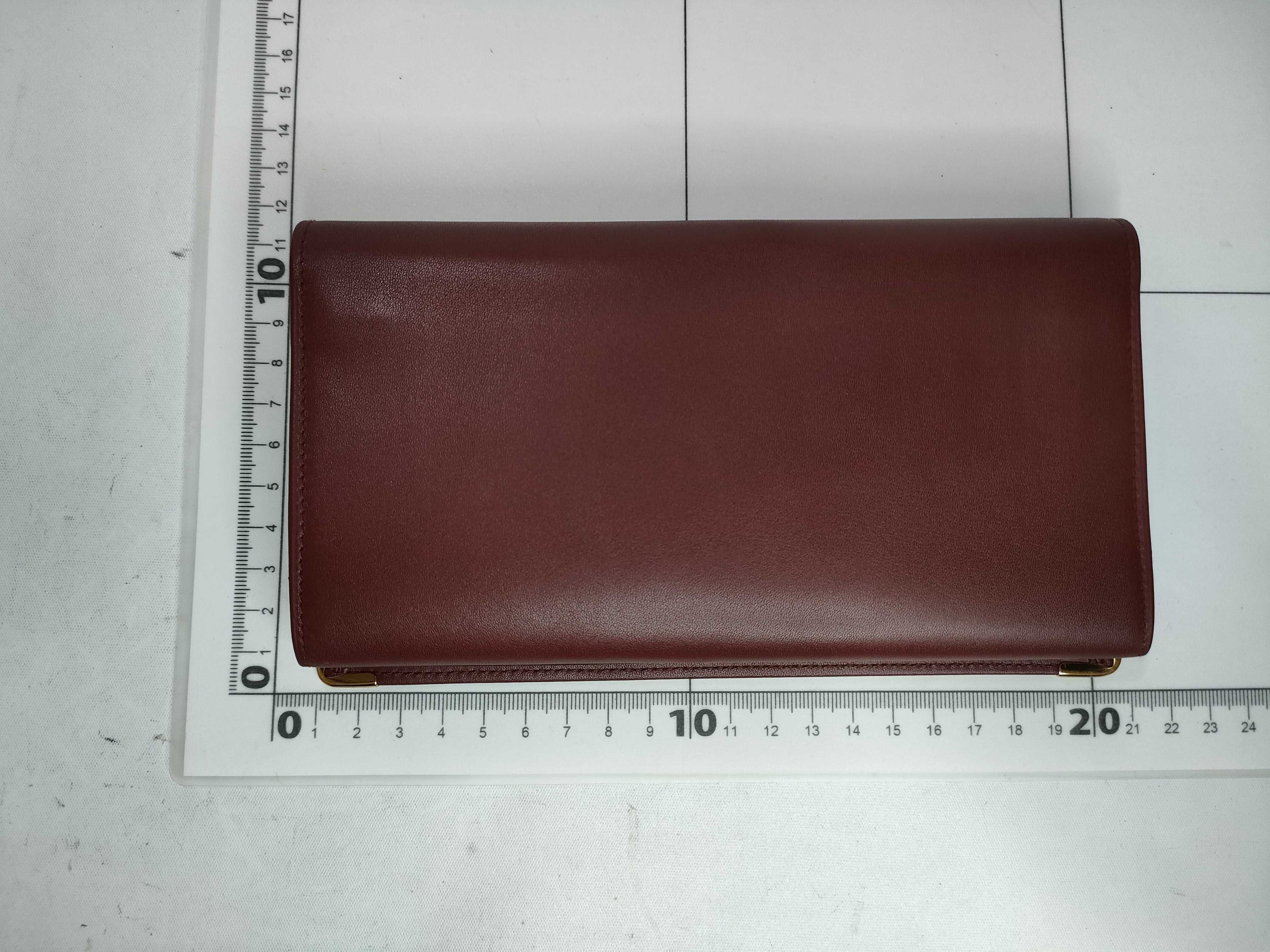 Must Long Wallet, Clasp Closure, Bordeaux — view 2