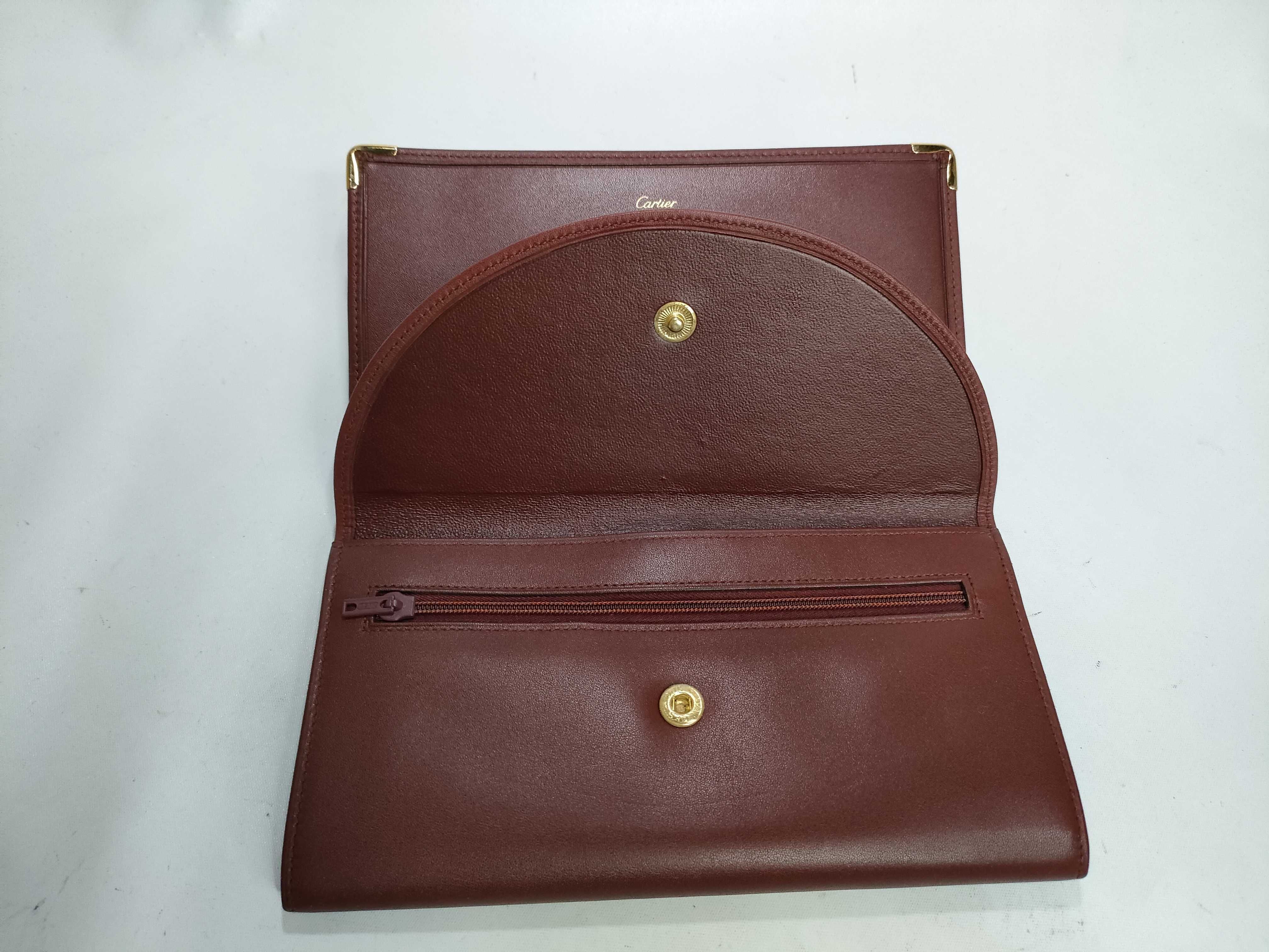 Must Long Wallet, Clasp Closure, Bordeaux — view 13
