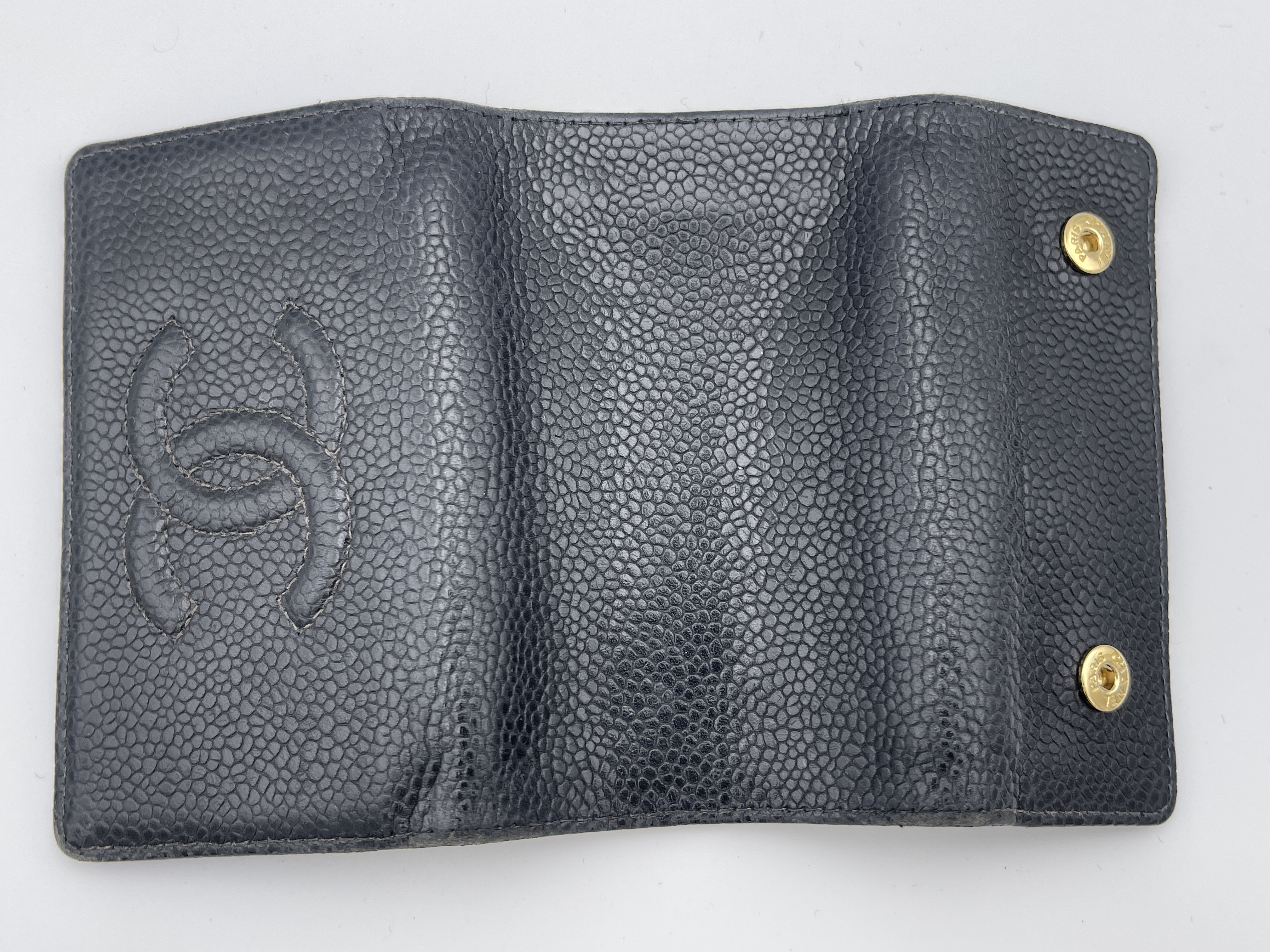 Coco Mark Caviar Skin Key Case/Keychain with Seal — view 8