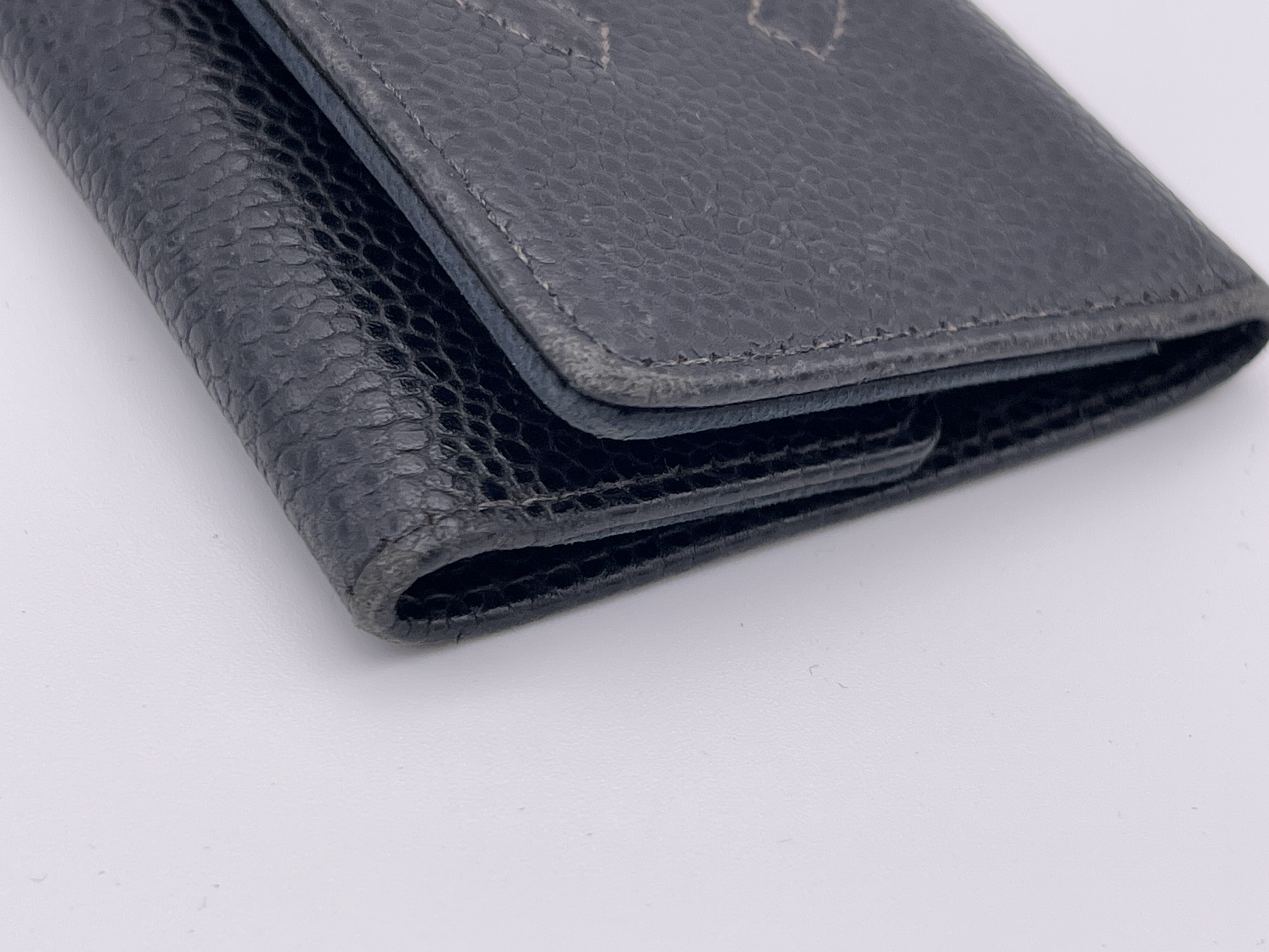 Coco Mark Caviar Skin Key Case/Keychain with Seal — view 9