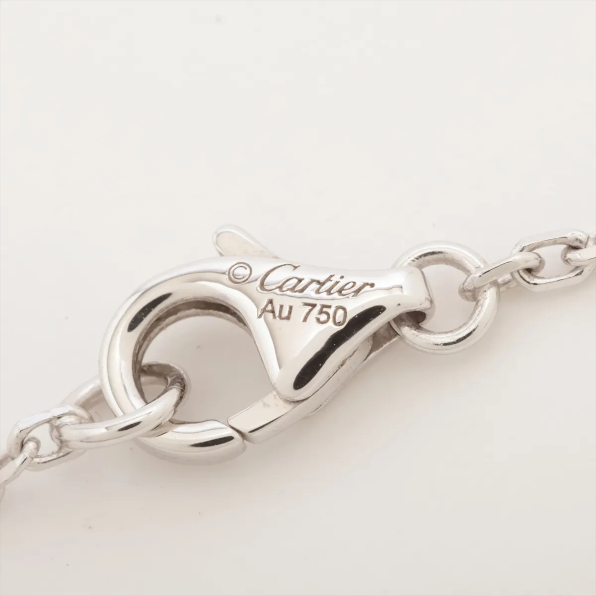 C Heart 1P Diamond Necklace 750(WG) 4.6g AYE132 CRB7221600 — view 4