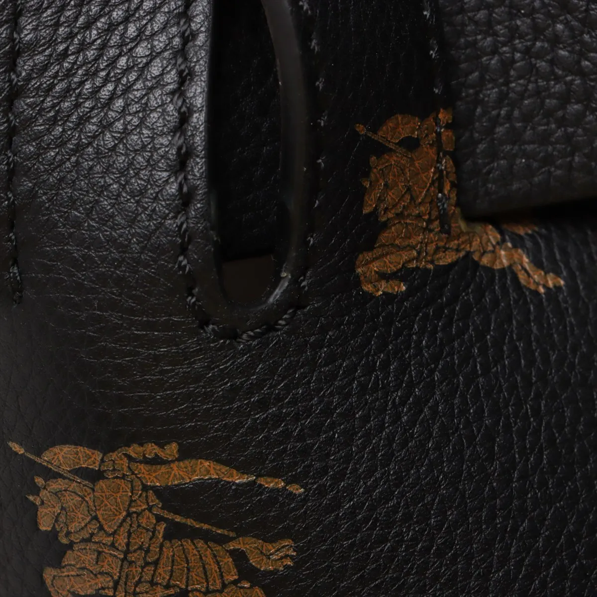 Belt Bag Leather 2-Way Handbag Black — view 13