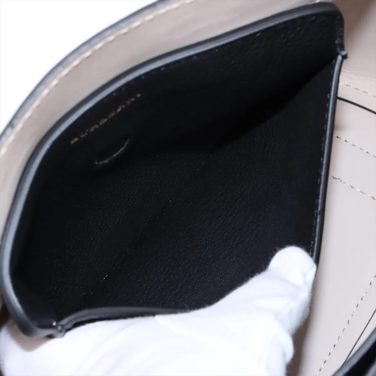 Belt Bag Leather 2-Way Handbag Black — view 9