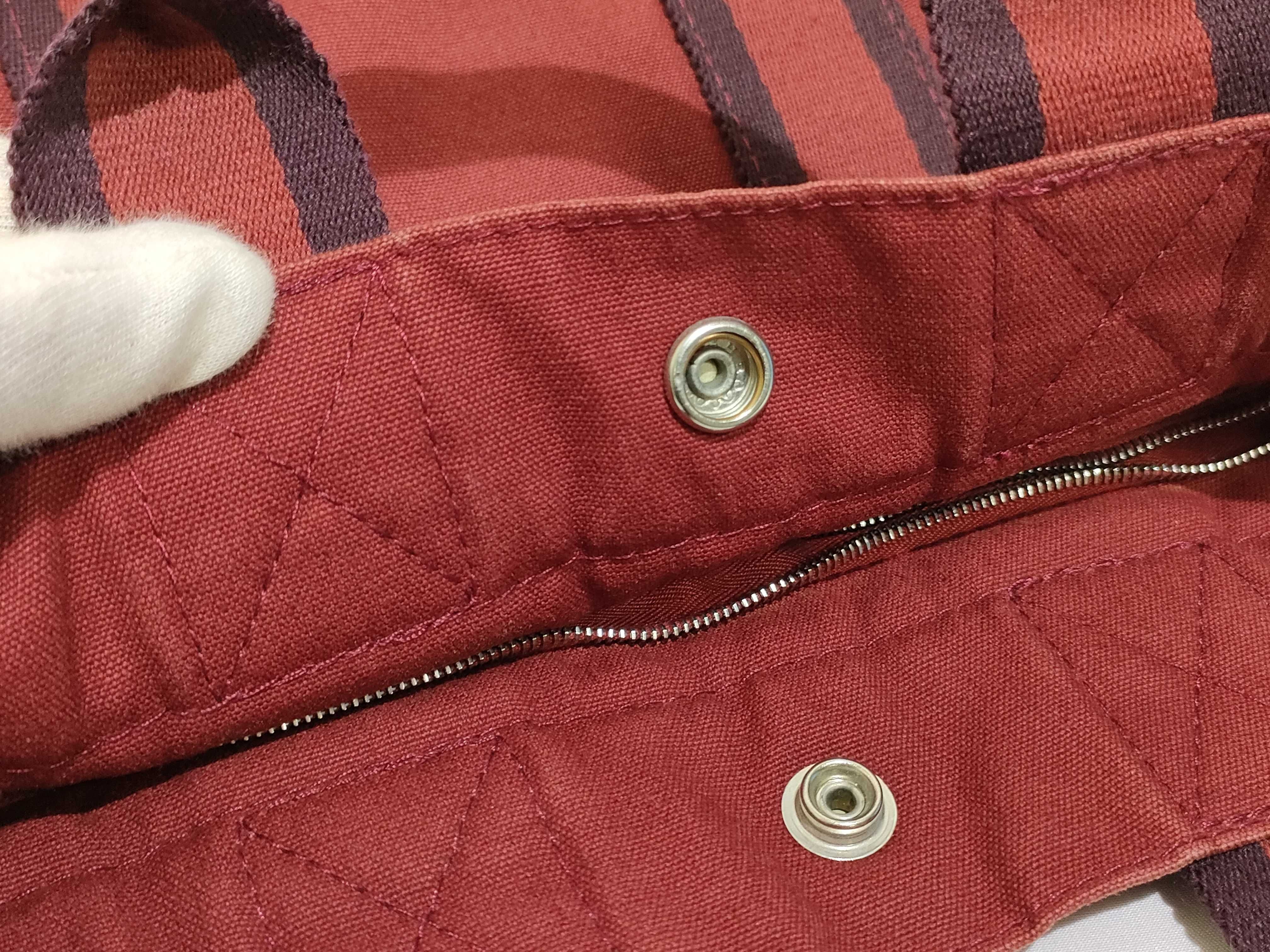 Fourre-Tout PM Handbag (Burgundy/Black) — view 11