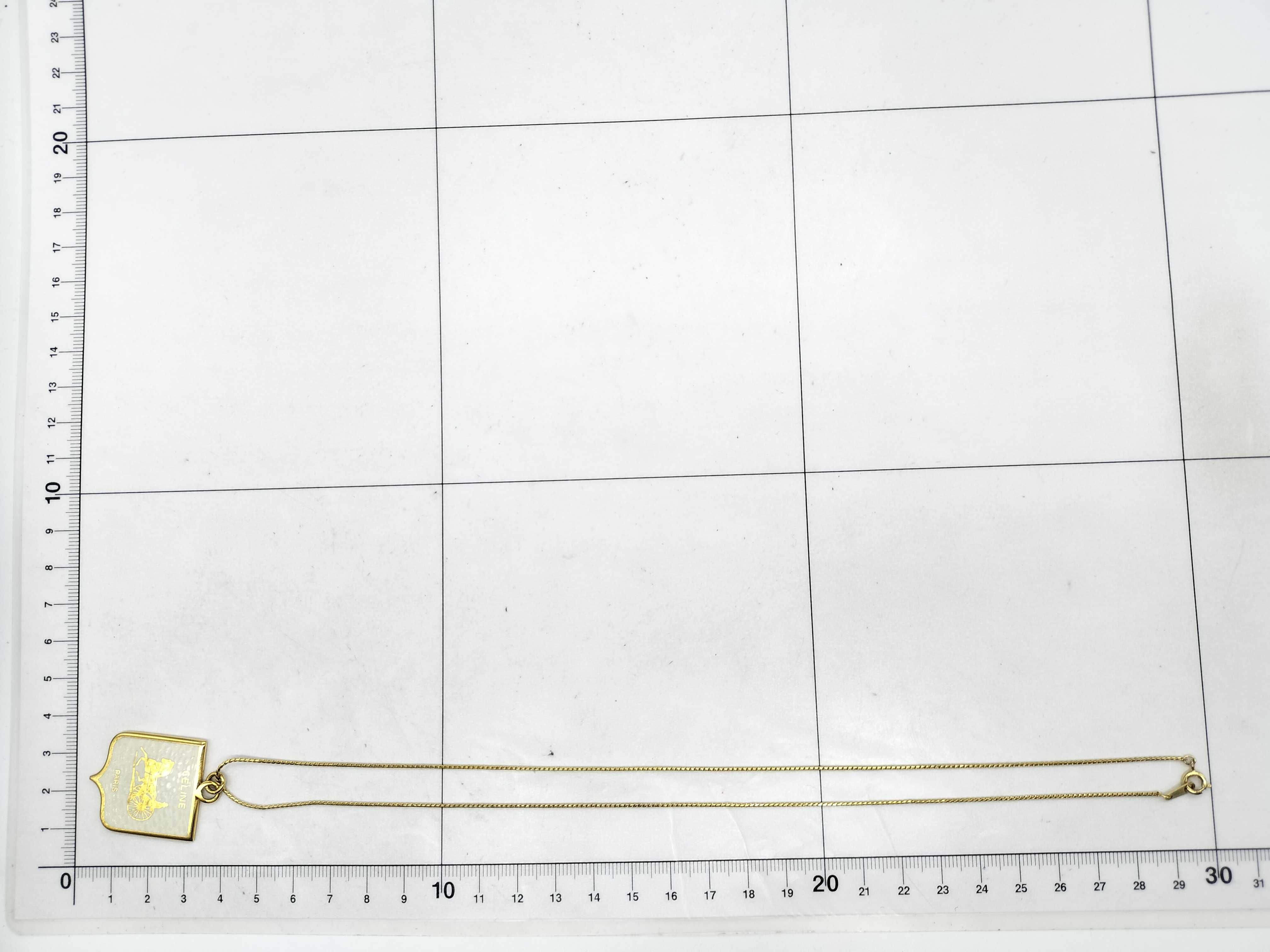 carriage pattern pendant necklace — view 6