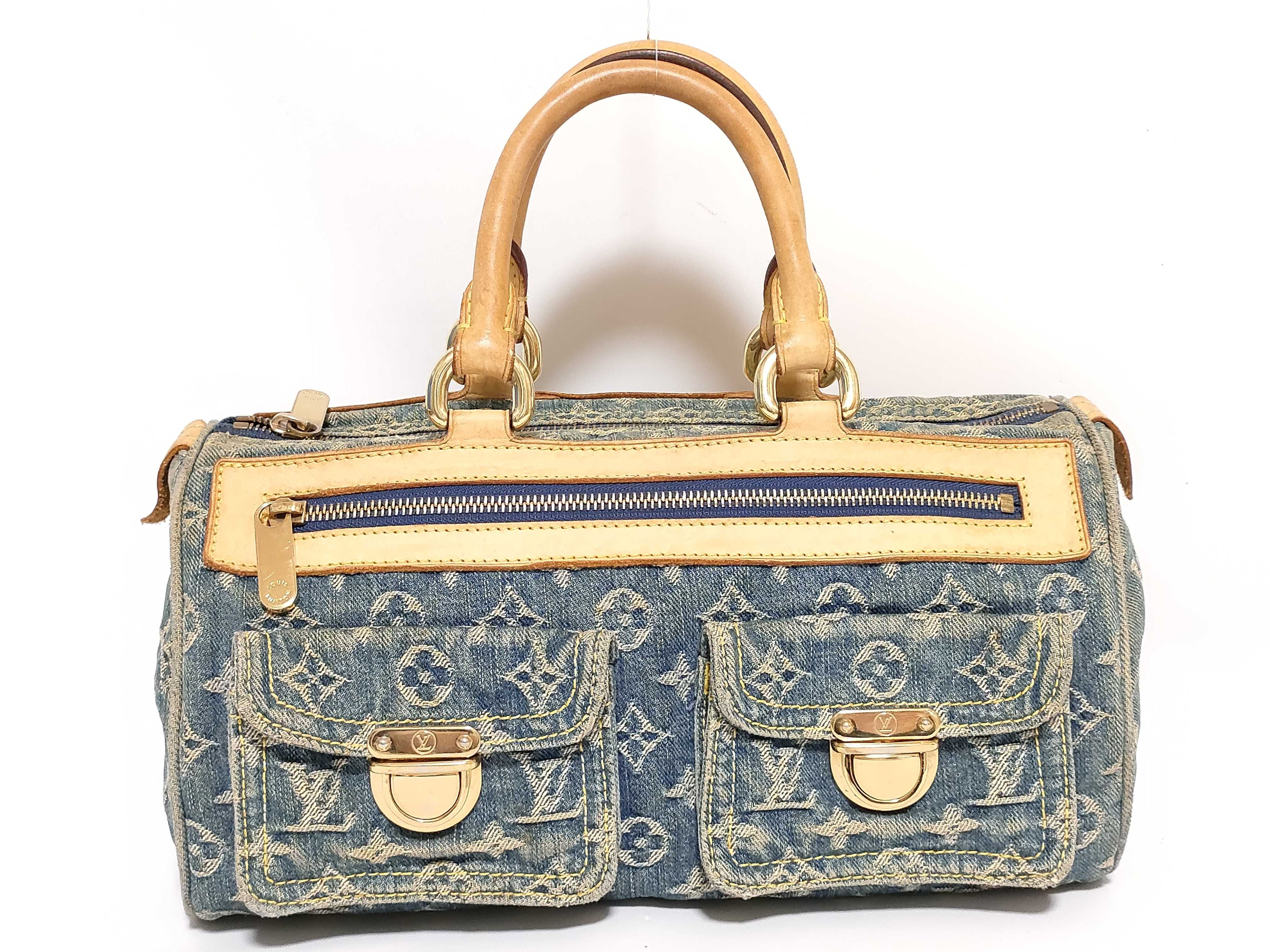 Monogram Denim Neo Speedy M95019 Handbag