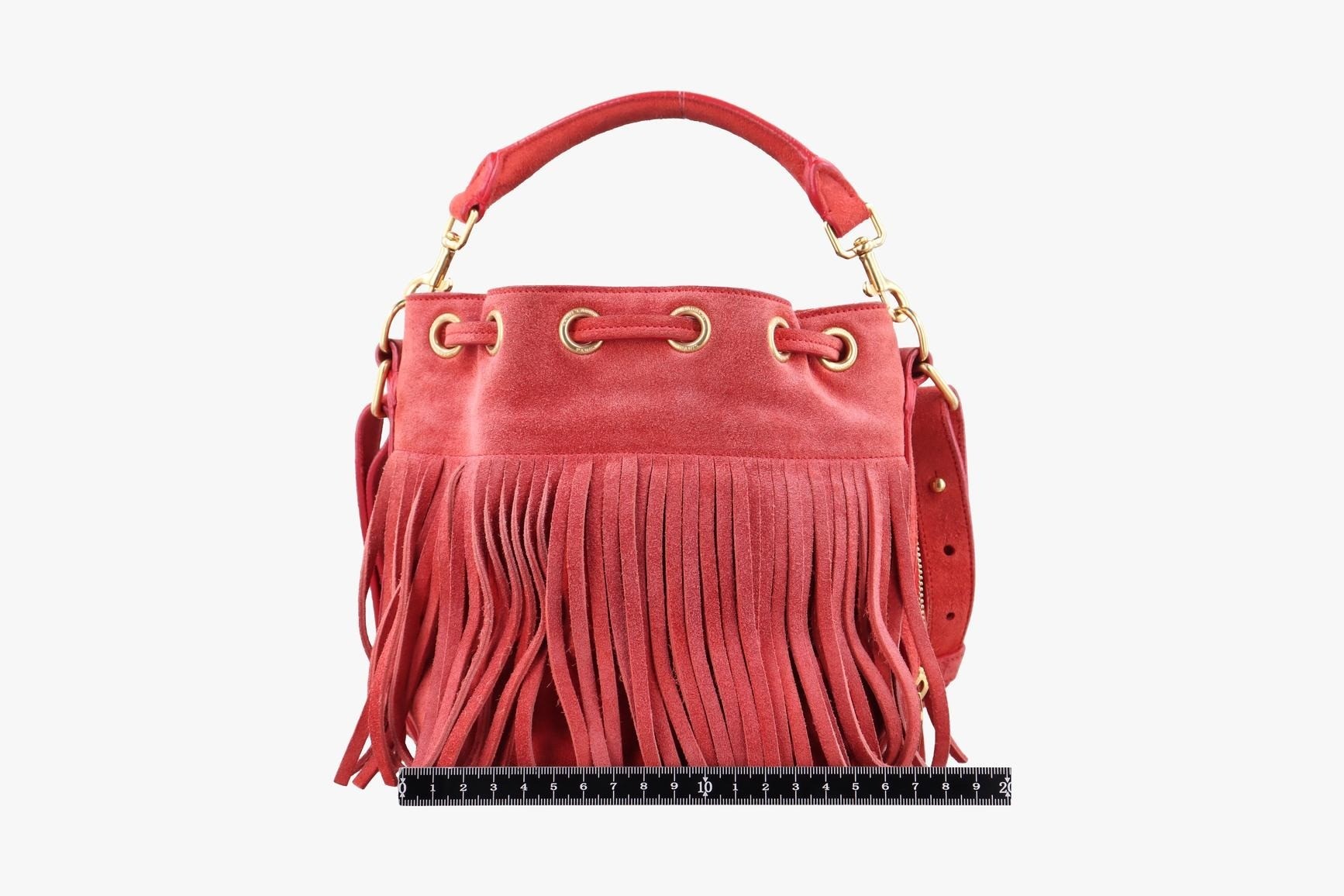 Fringe suede red — view 2