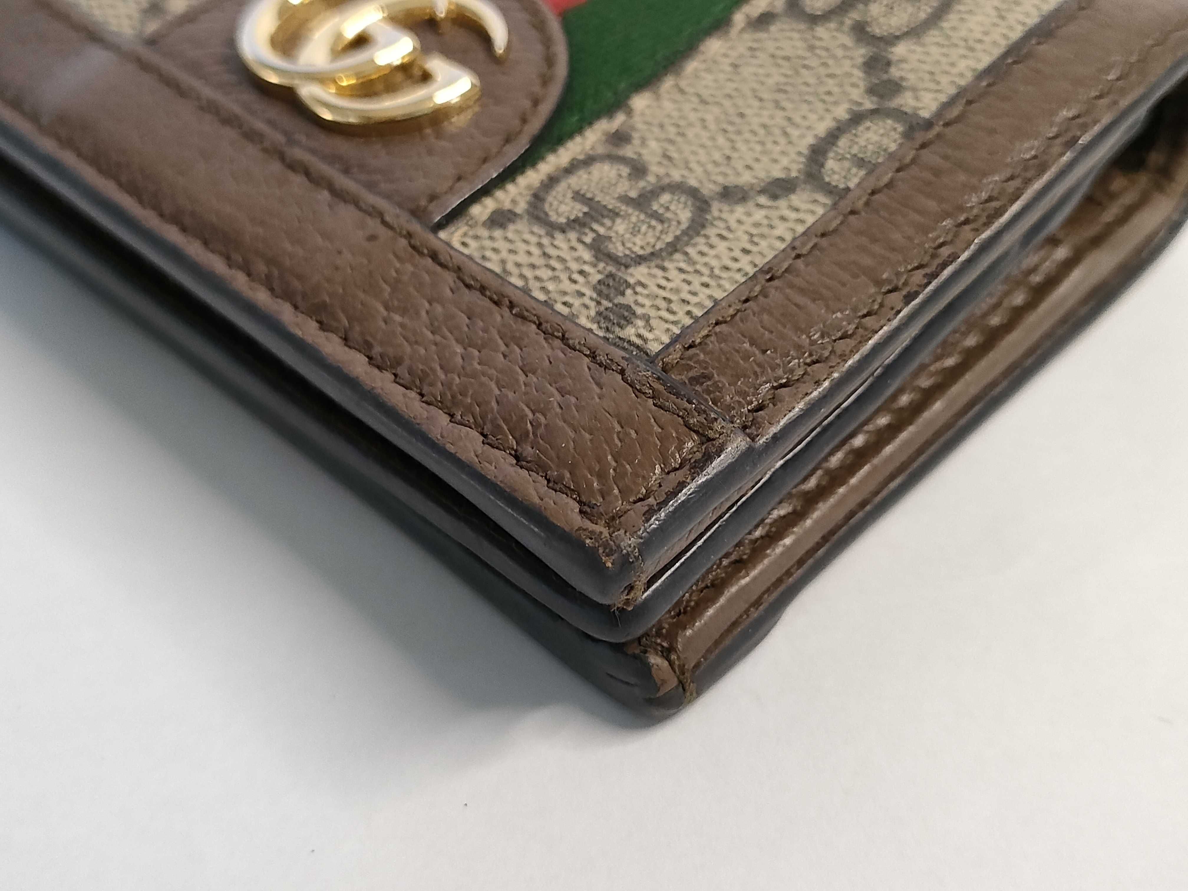 GG Supreme Ophidia GG Supreme Bi-fold Wallet — view 3