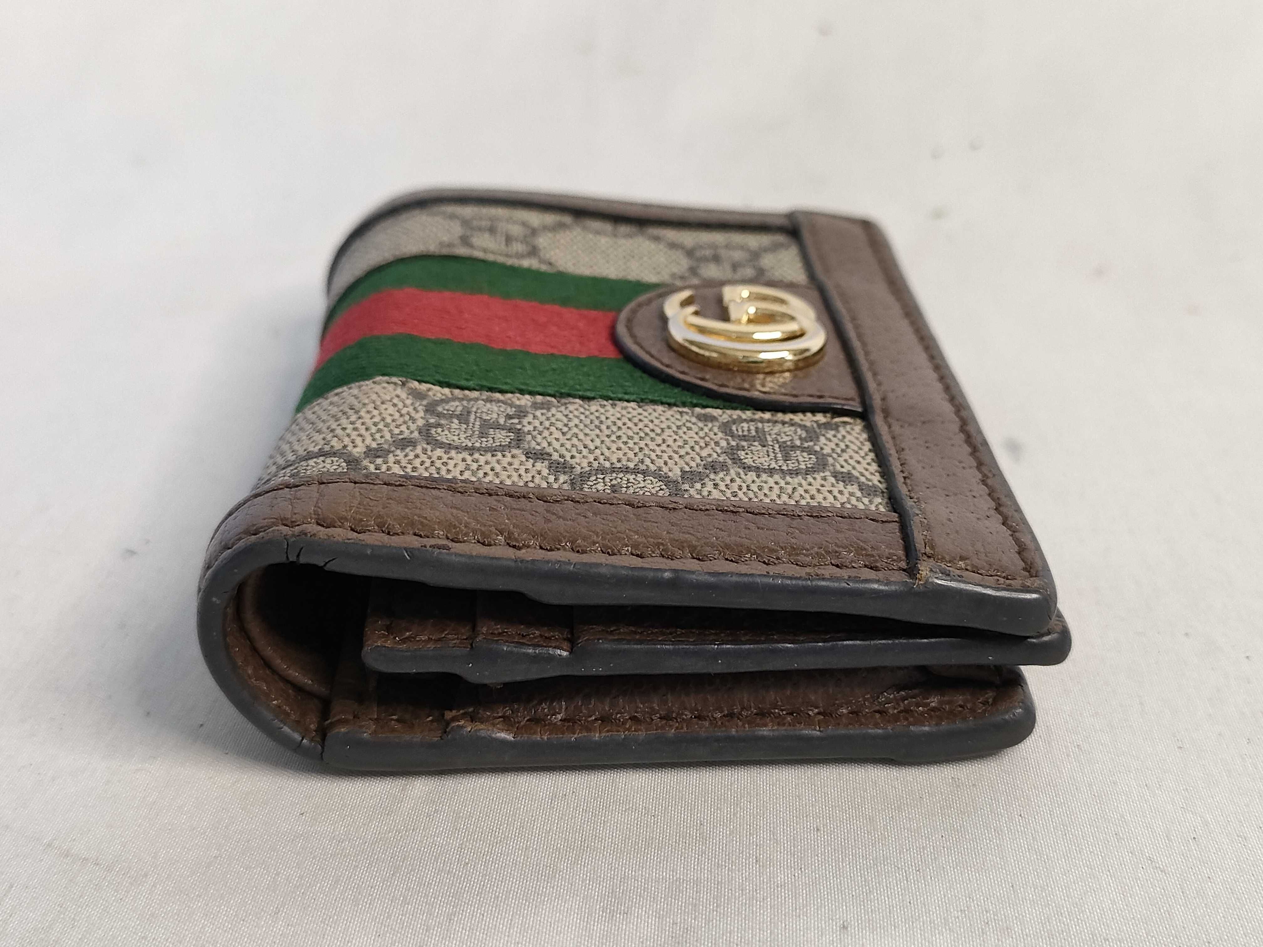 GG Supreme Ophidia GG Supreme Bi-fold Wallet — view 5