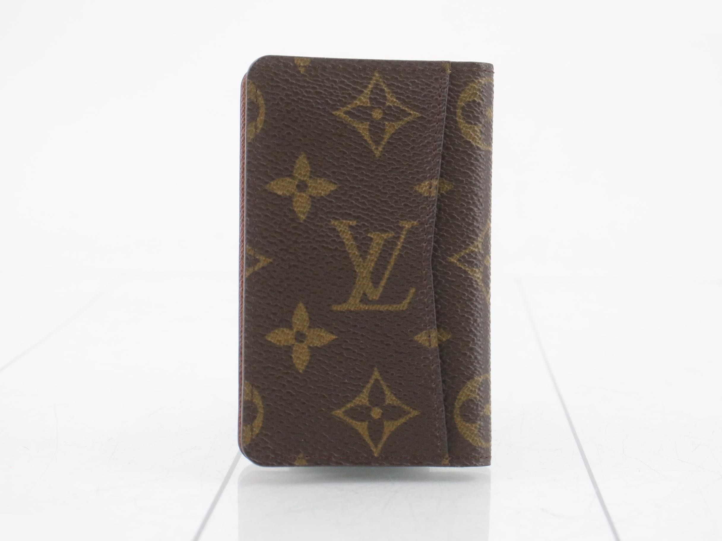 Monogram Pochette Carte Visite Card Case — view 2