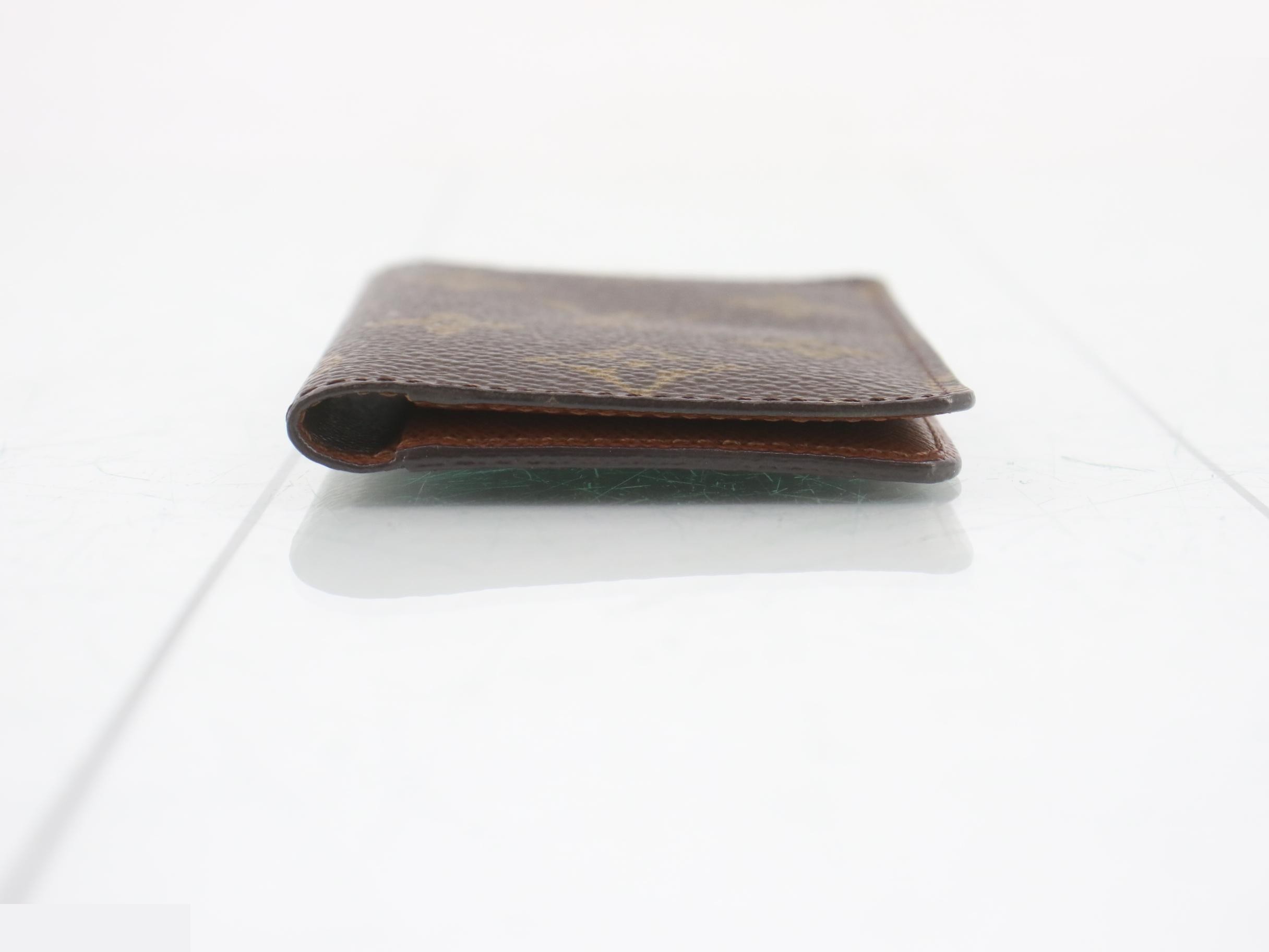 Monogram Pochette Carte Visite Card Case — view 3