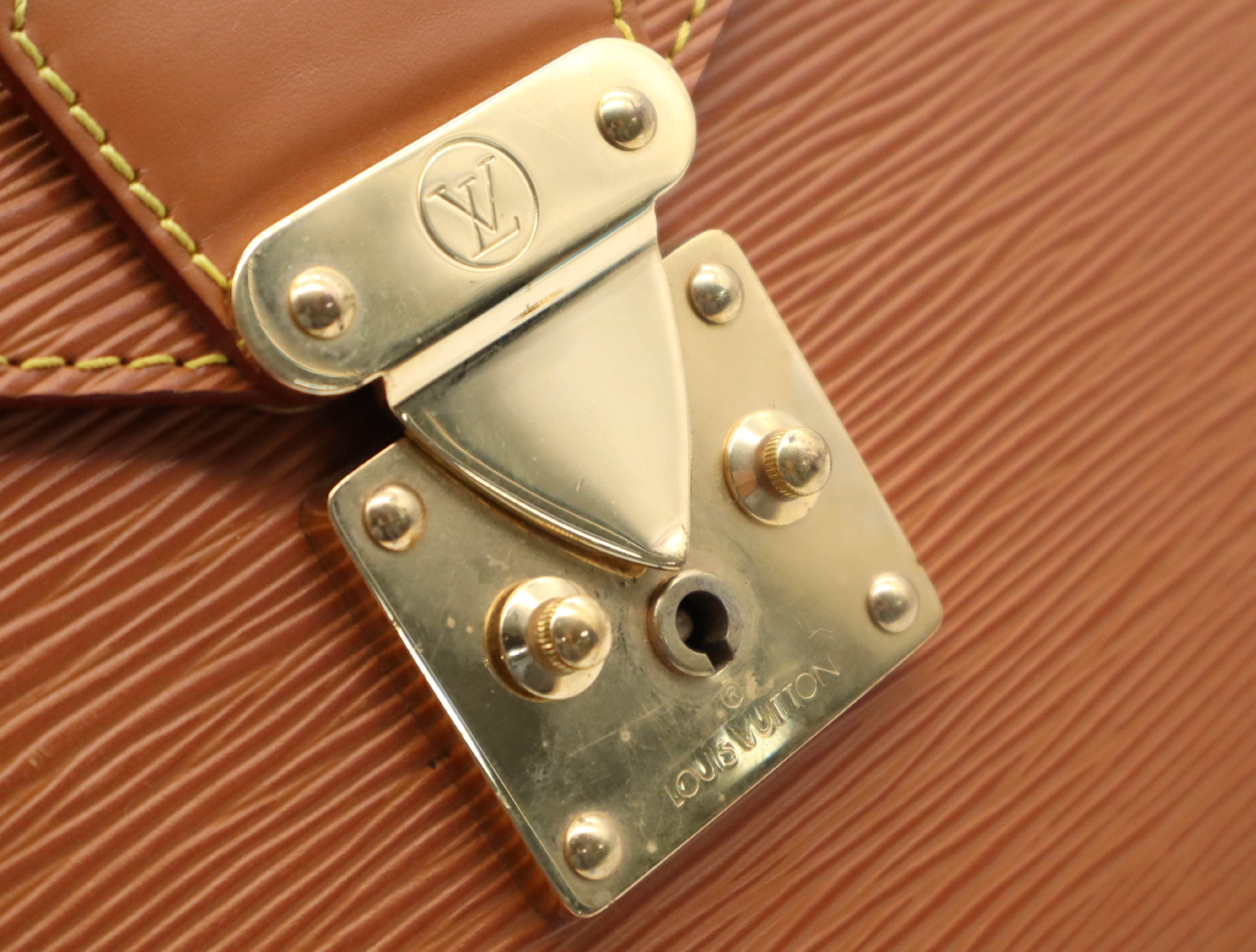 M54418 Epi Serviette Ambassador Zipangu Gold Business Bag — view 13