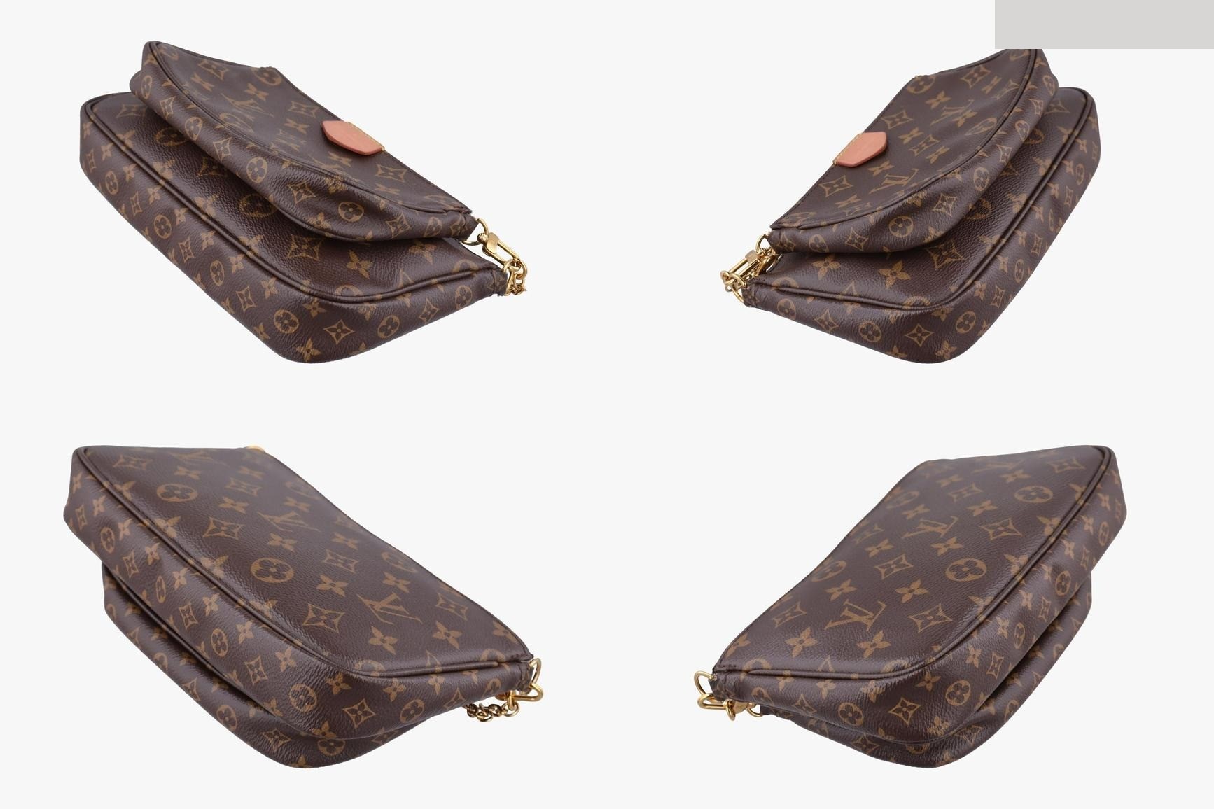 Multi Pochette Accessoires Monogram Canvas Monogram/Brown — view 4