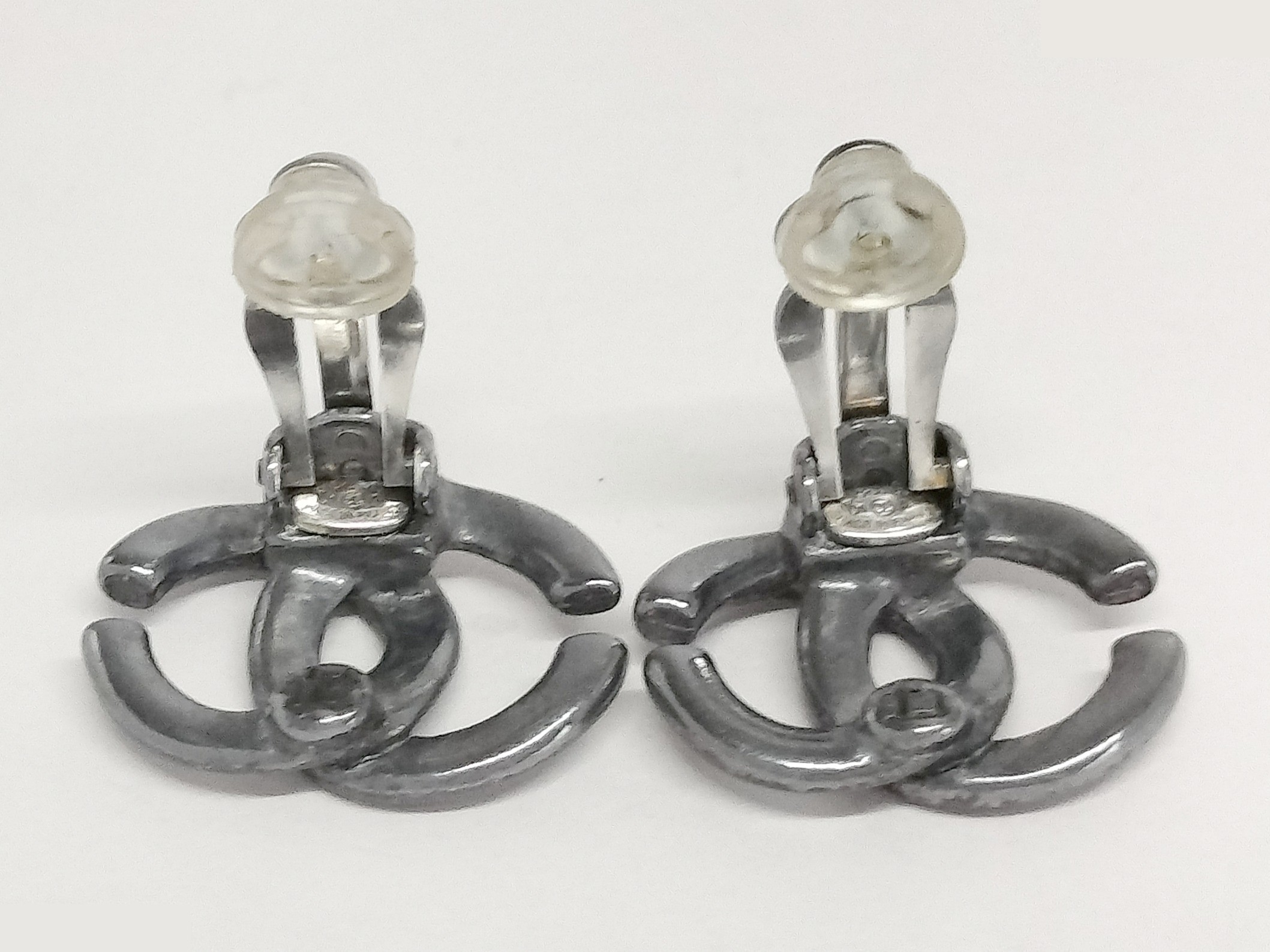 Coco Twisted Silver Earrings — view 2