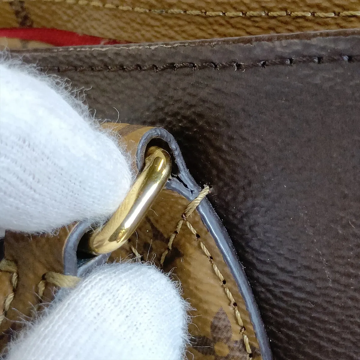 Giant Monogram Reverse OnTheGo MM M45321 FX0261 Brown — view 14