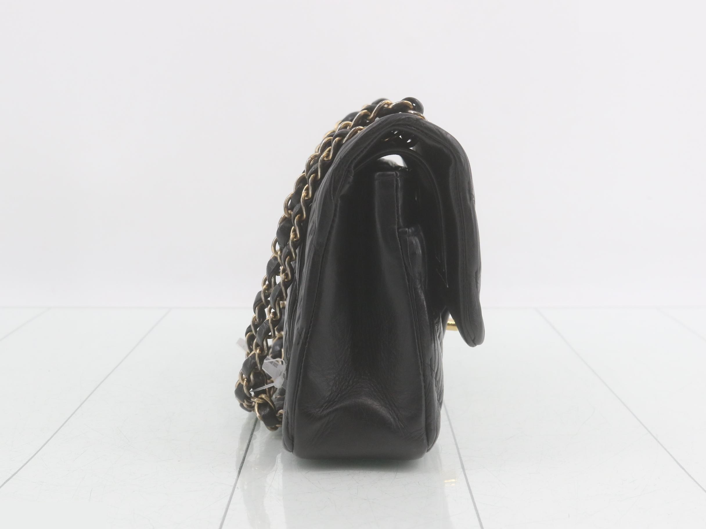 Coco Mark Double Flap Double Chain Shoulder Bag — view 4