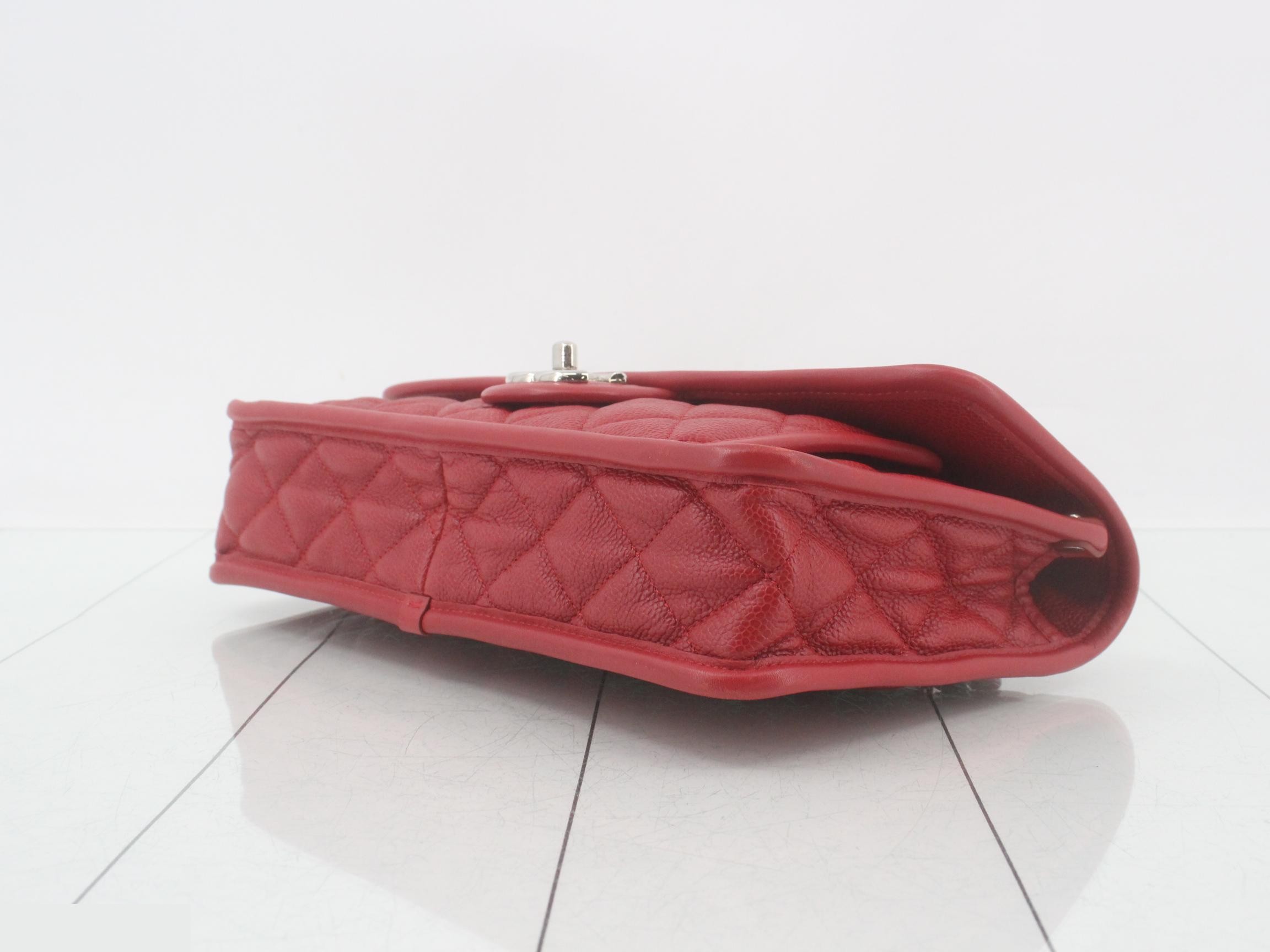 French Riviera Chain Shoulder Bag, Series 17, Caviar Leather — view 6