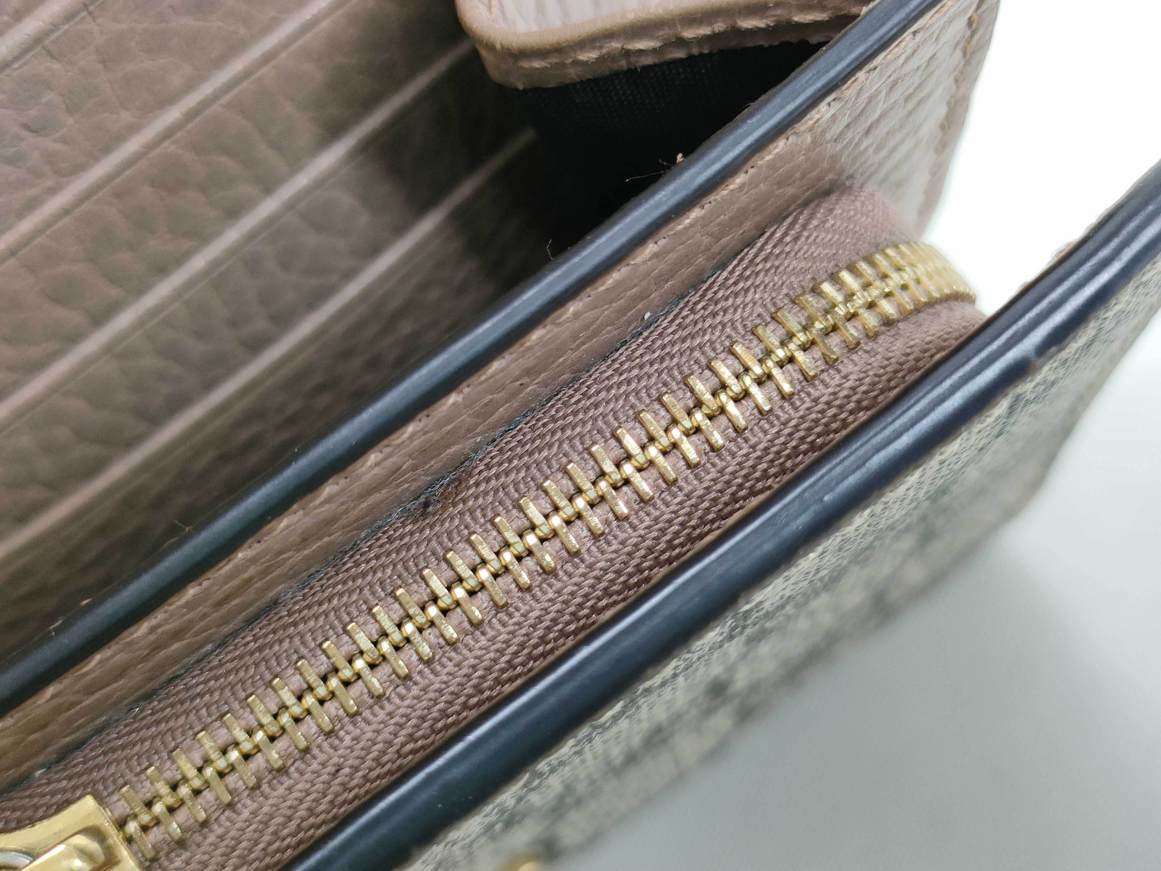 GG Supreme Gucci Wallet Marmont Supreme Pink Wallet — view 12