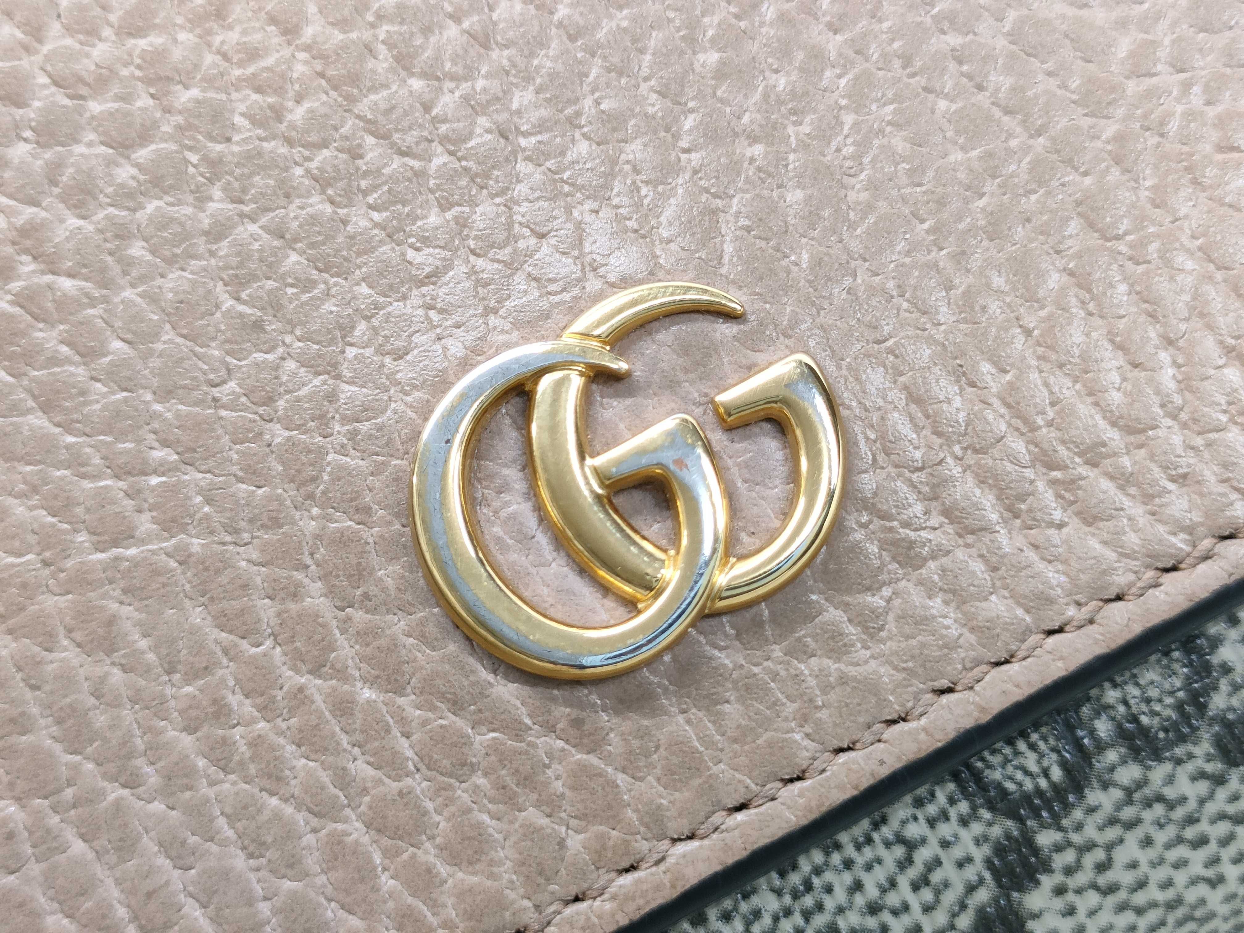 GG Supreme Gucci Wallet Marmont Supreme Pink Wallet — view 15