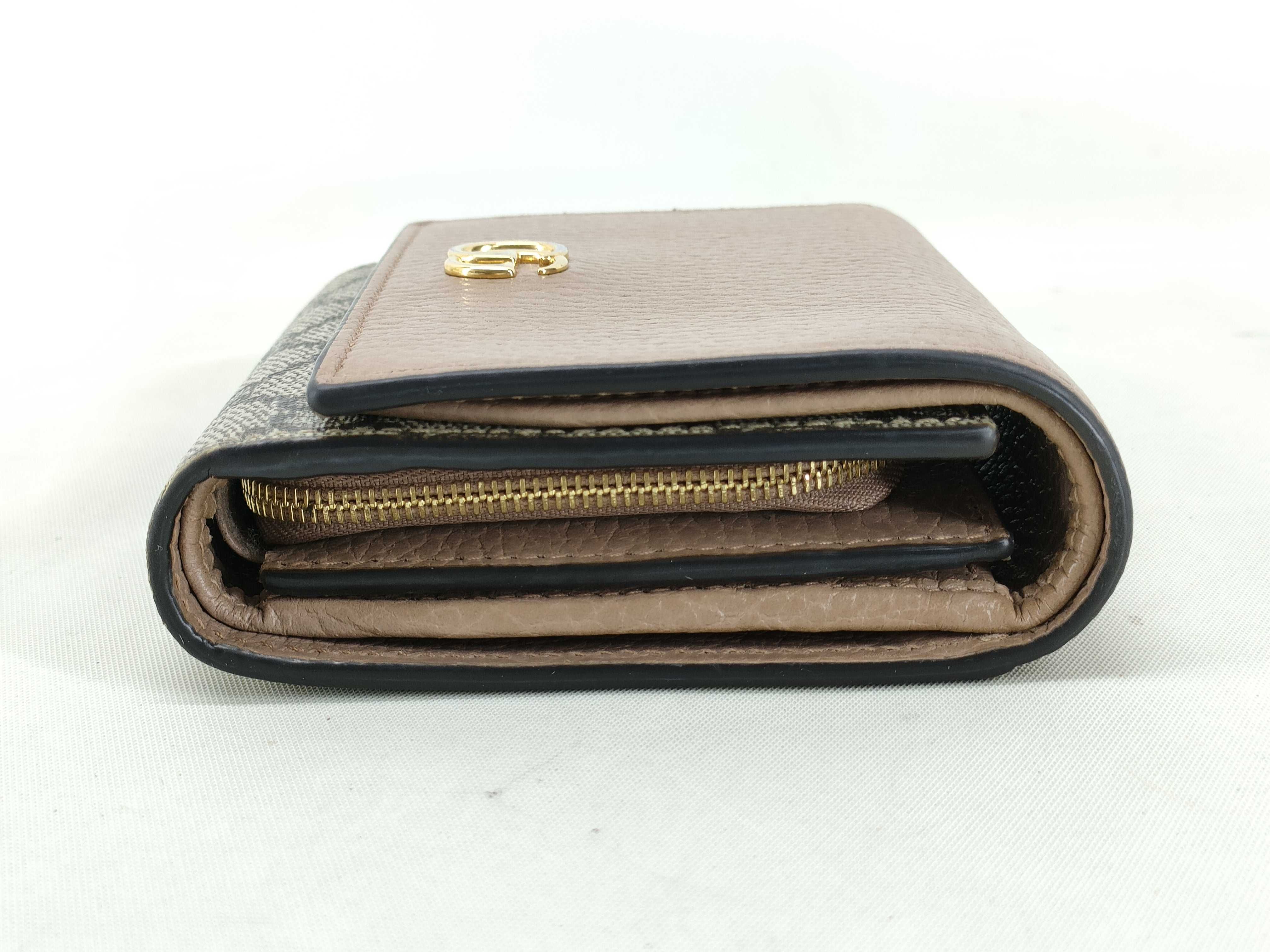 GG Supreme Gucci Wallet Marmont Supreme Pink Wallet — view 5