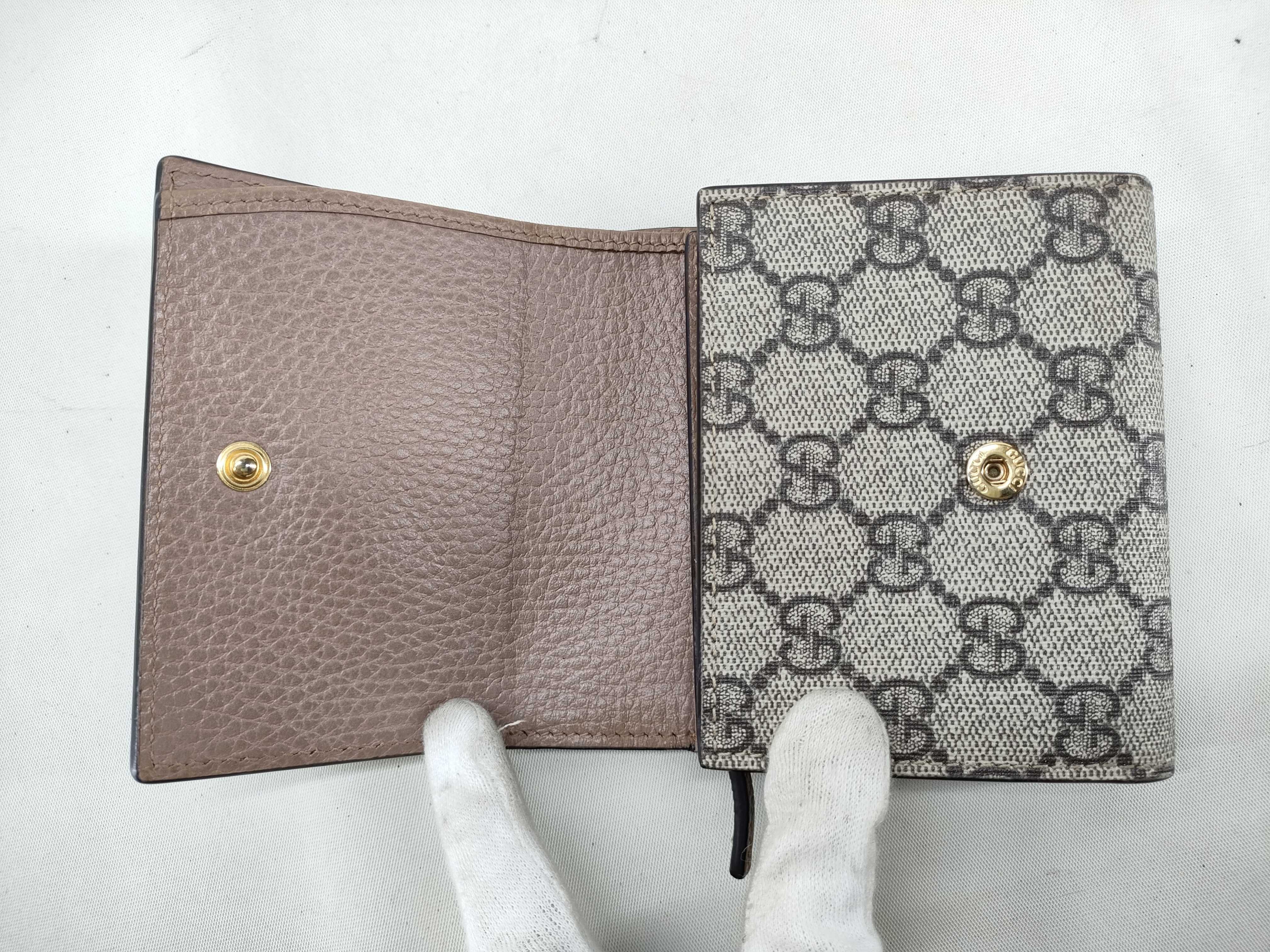 GG Supreme Gucci Wallet Marmont Supreme Pink Wallet — view 7