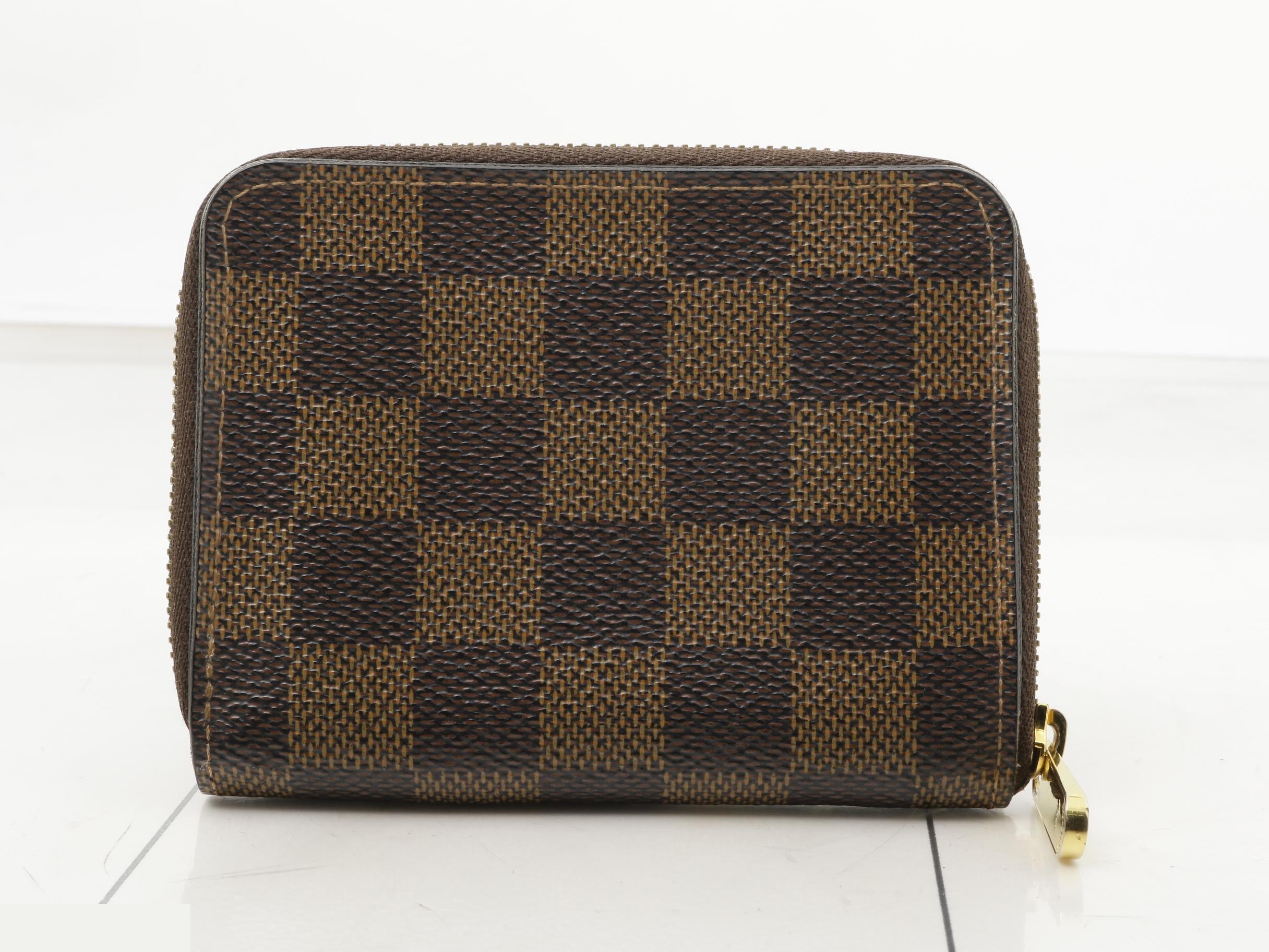 Zippy Coin Purse, Brown — view 2