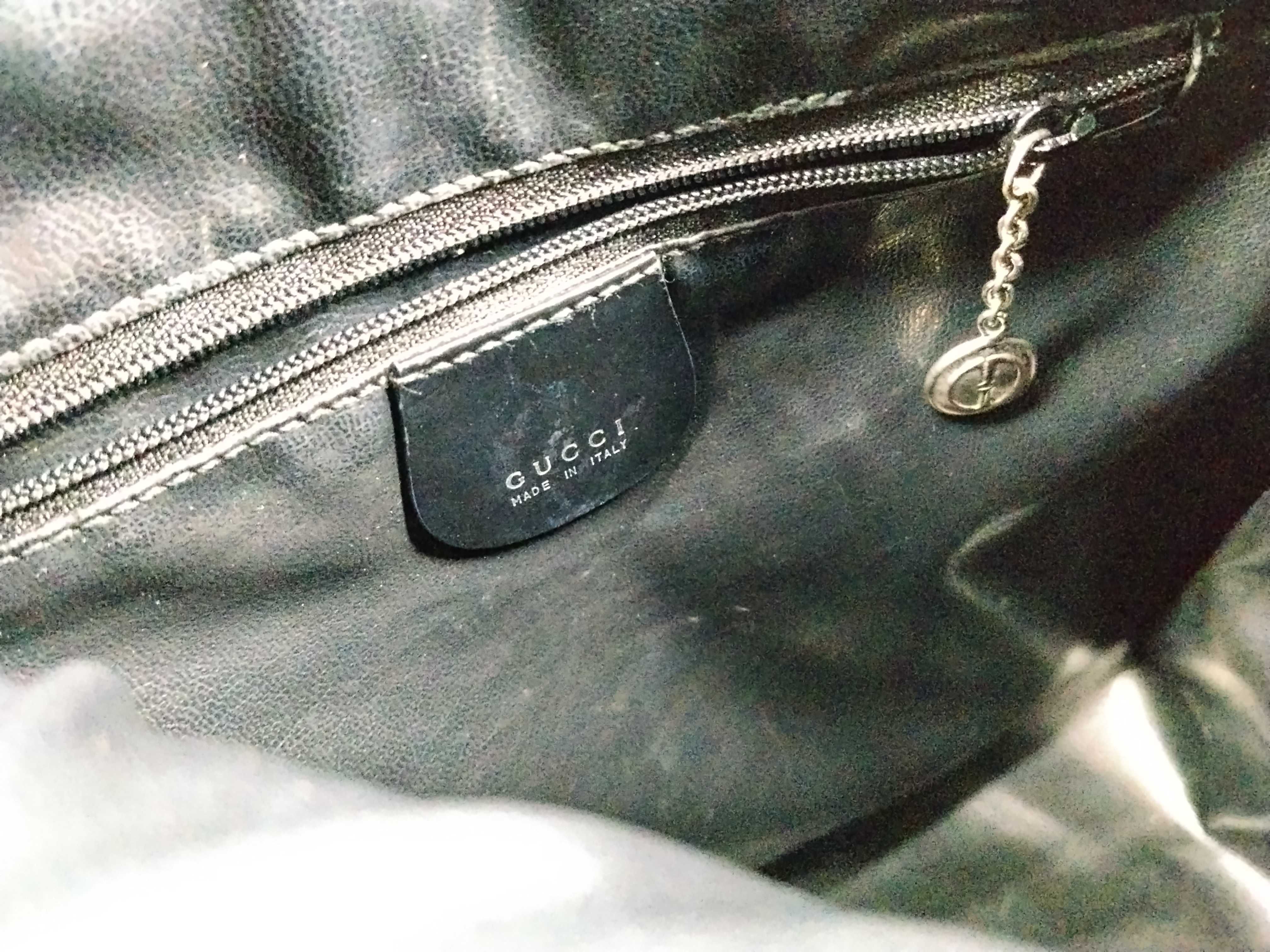 Enamel Interlocking Shoulder Bag — view 14