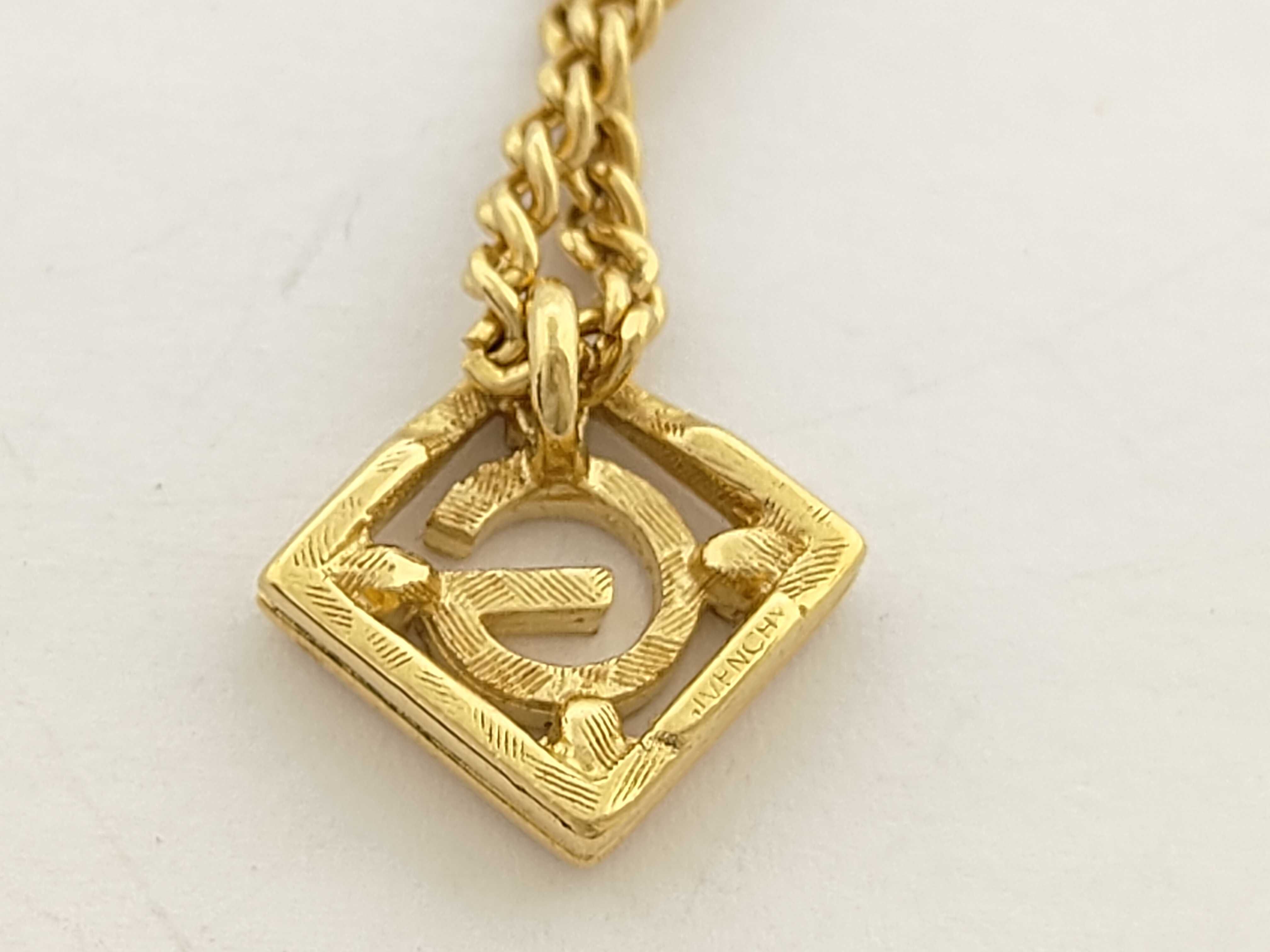 Rhinestone GP Gold Necklace 8.8g — view 2