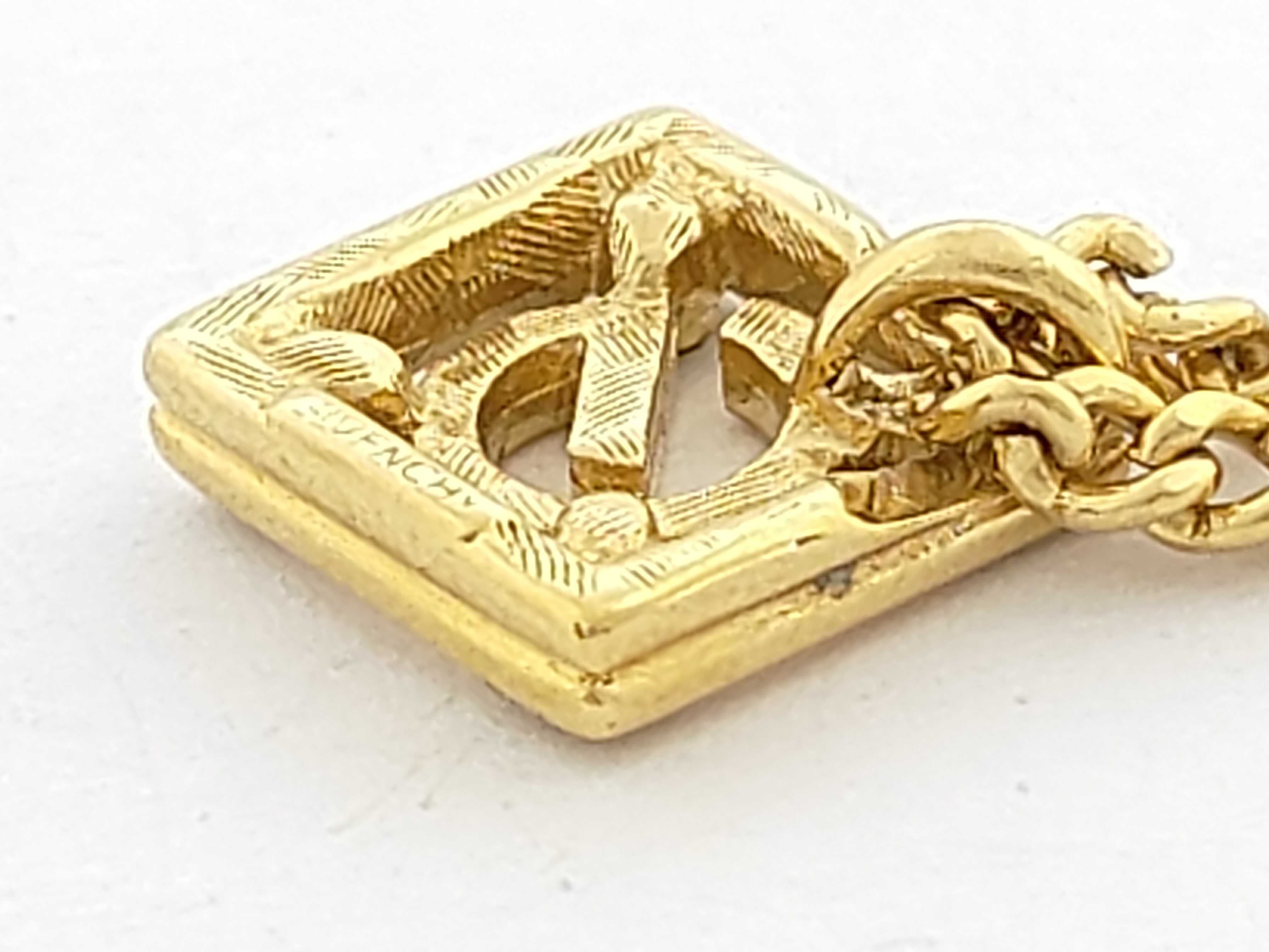 Rhinestone GP Gold Necklace 8.8g — view 4