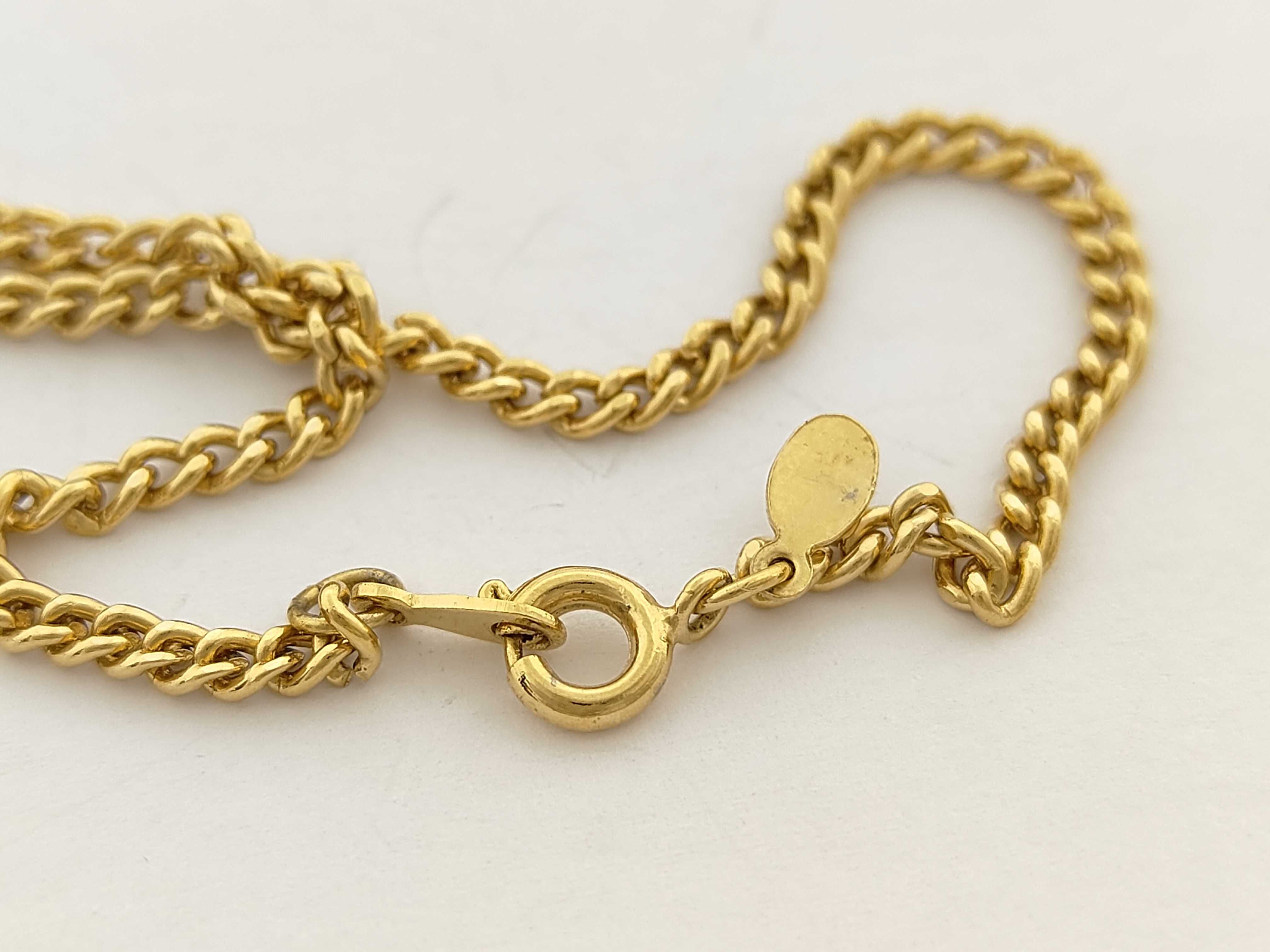 Rhinestone GP Gold Necklace 8.8g — view 8
