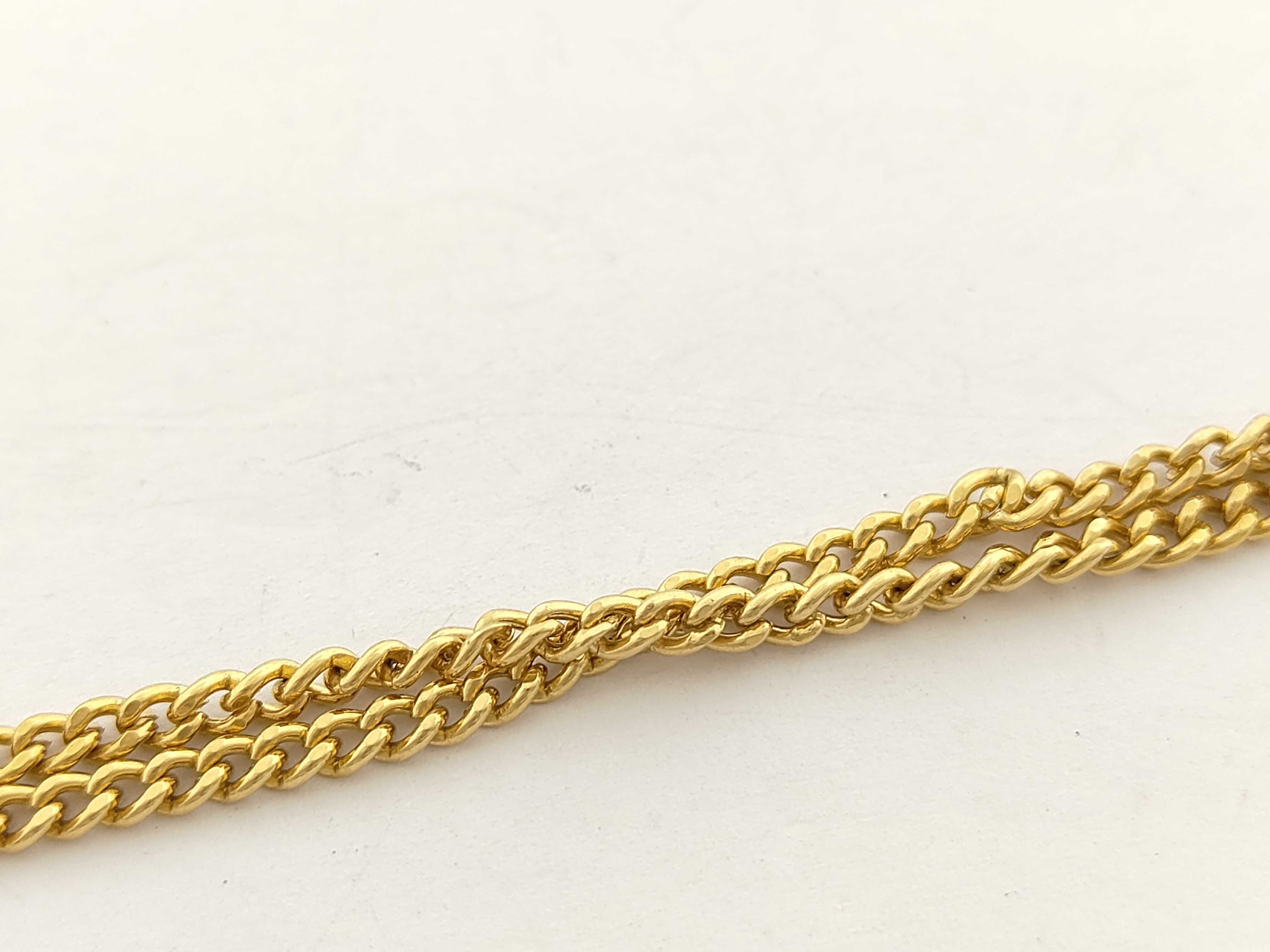 Rhinestone GP Gold Necklace 8.8g — view 9