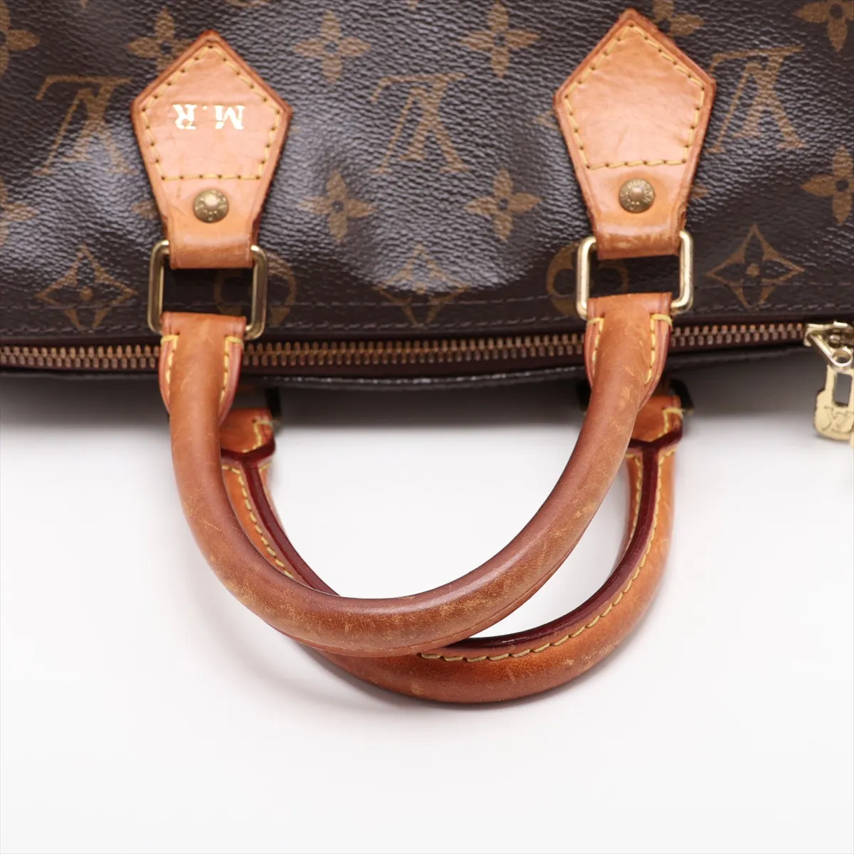 Monogram Speedy Bandoulière 25 M40390 DU1163 Brown with initials — view 5