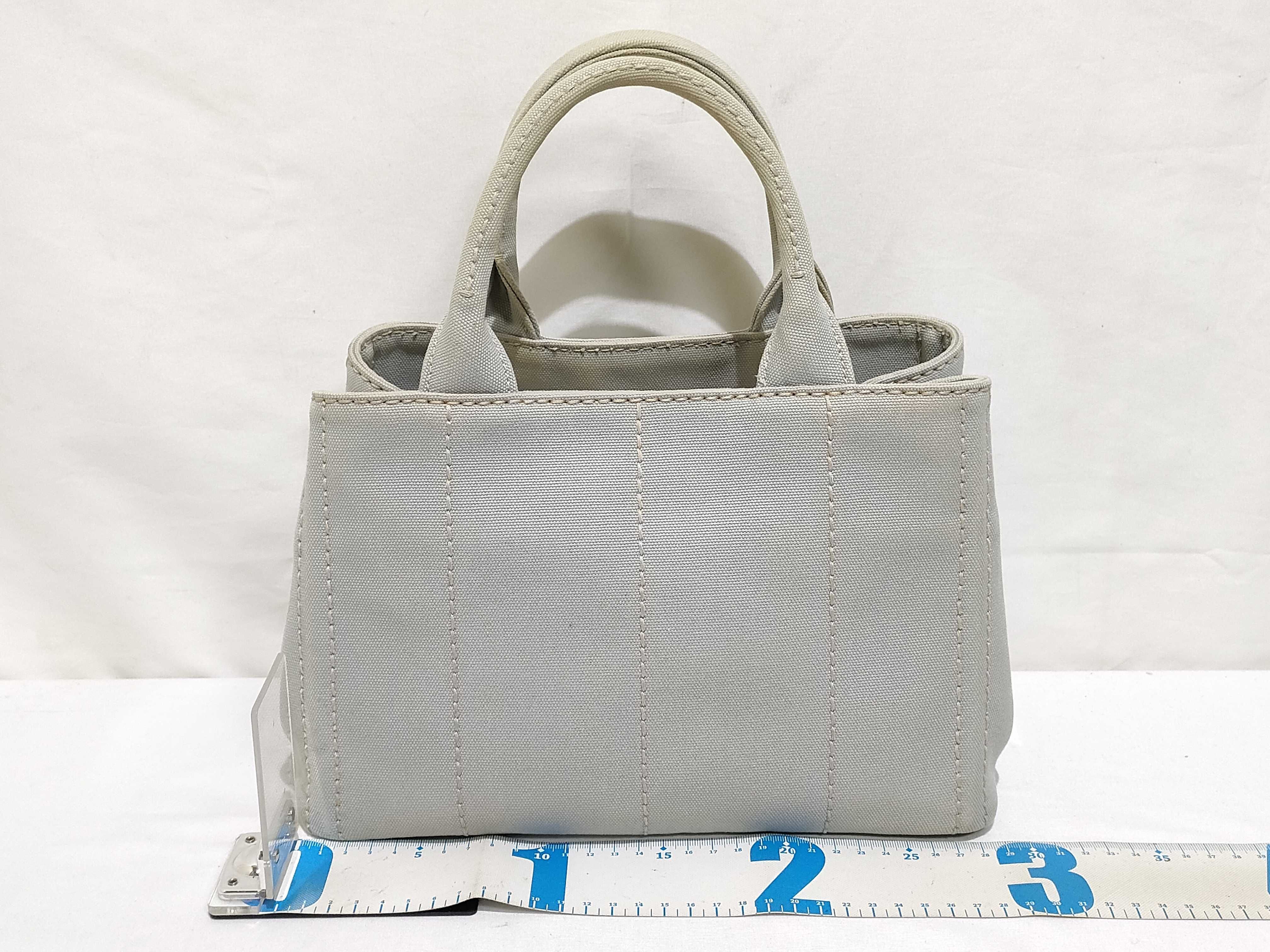 Canapa Canvas 2-Way Handbag, Gray, 1BG439 (Handbag) — view 2