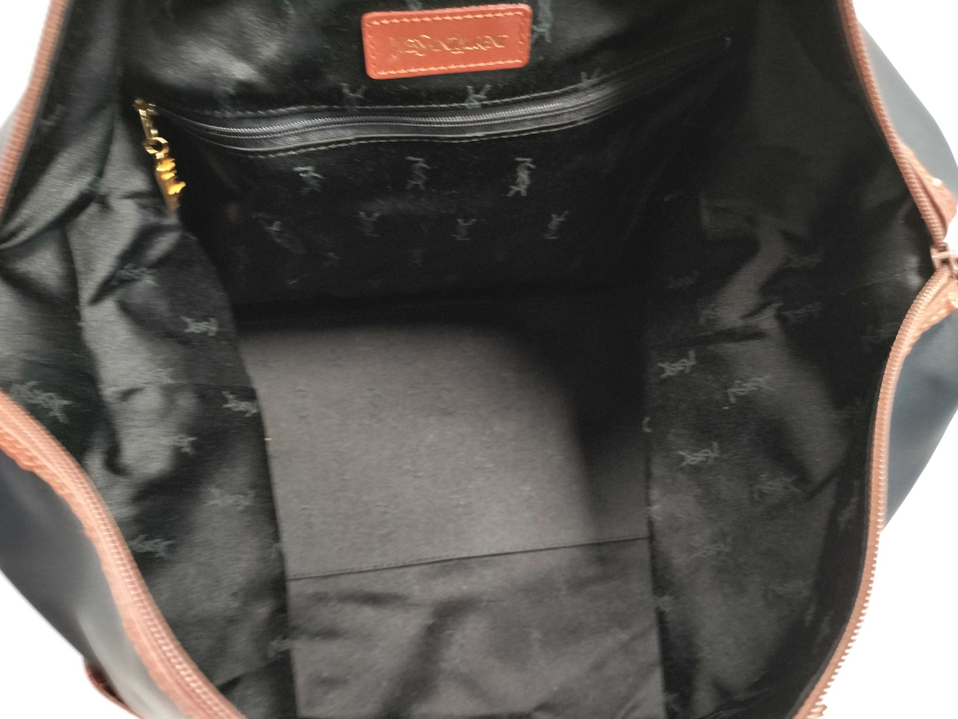 Tote Bag, Yves Saint Laurent 2-way Boston Bag, Tote Bag with Y Logo — view 11