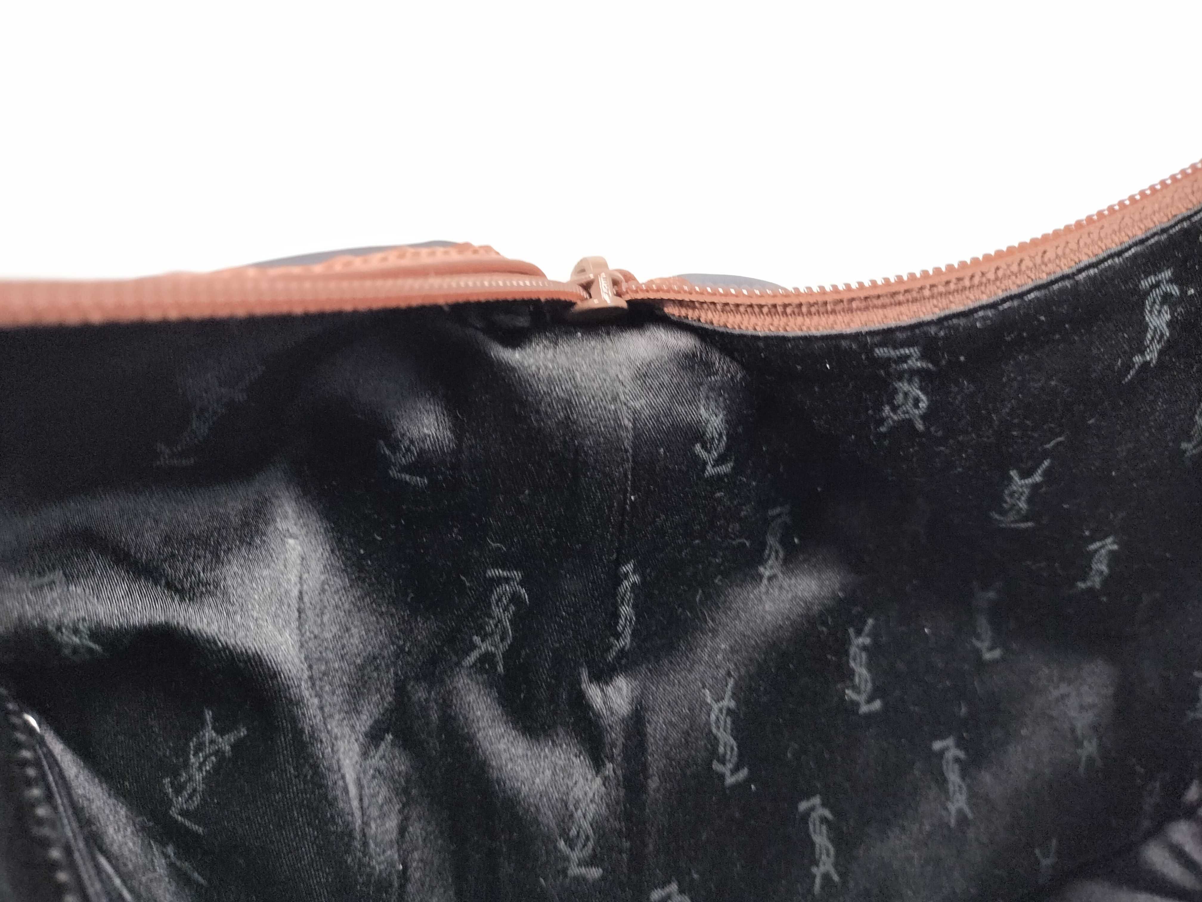 Tote Bag, Yves Saint Laurent 2-way Boston Bag, Tote Bag with Y Logo — view 10