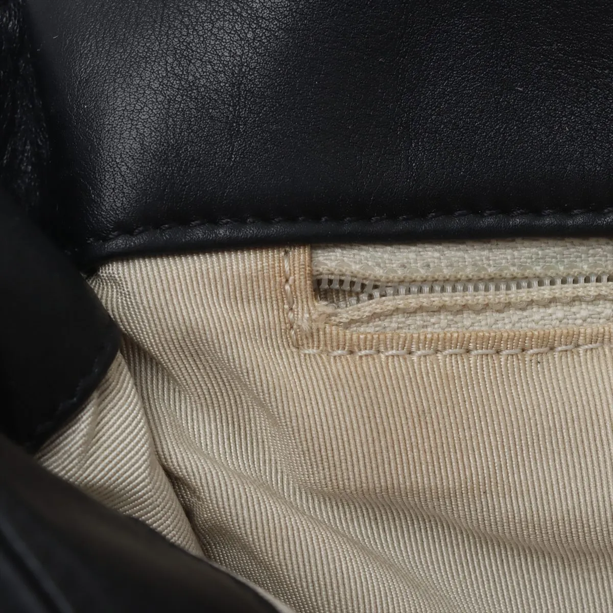 Coco Mark Lamb Single Flap Double Chain Bag Navy Silver Hardware 14161143 14th Series — view 11