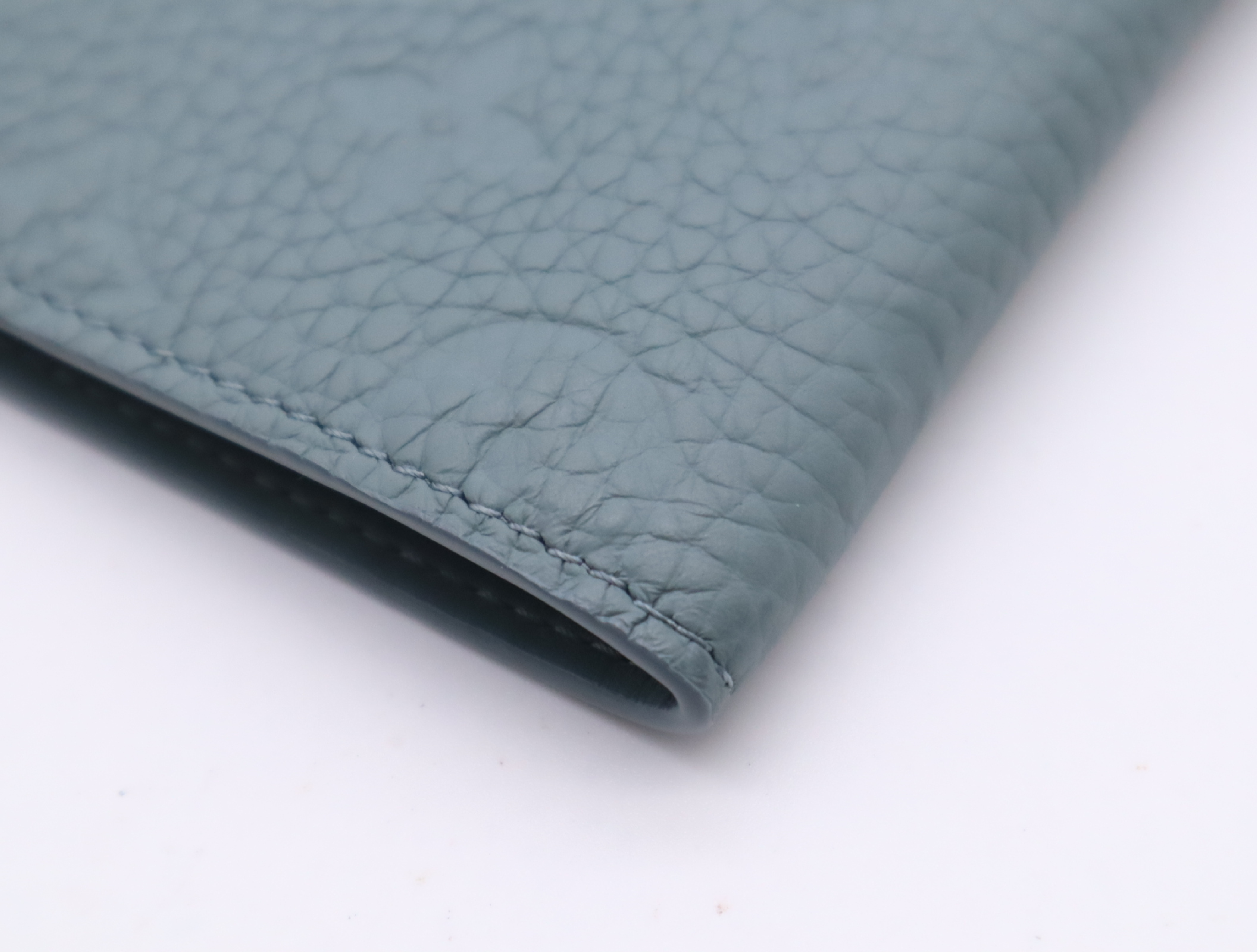 M14252 Taurillon Portefeuille Multiple Reversestone Compact Wallet Vert (with dust bag) — view 9