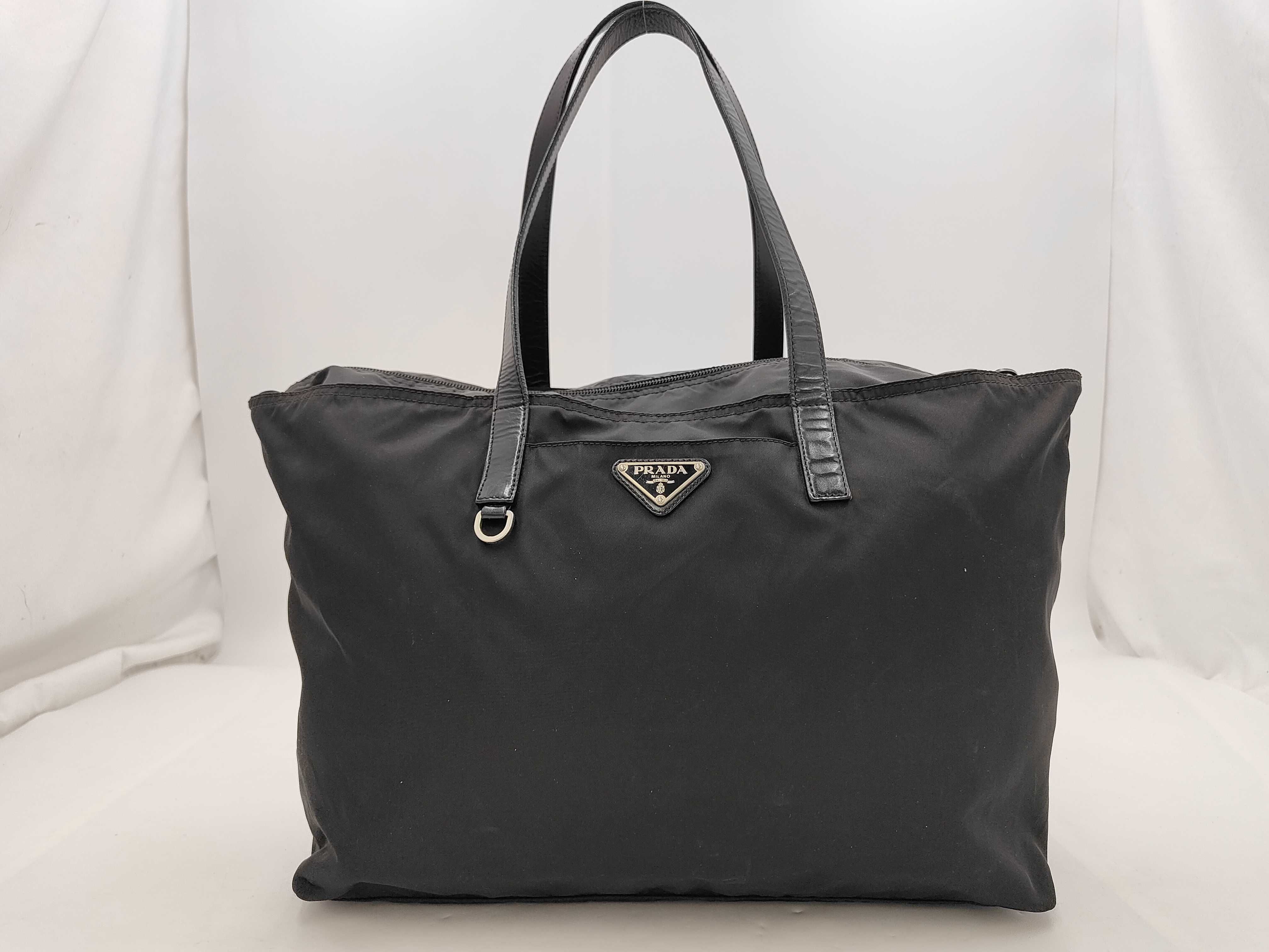 Tote Bag Nylon Black Tote Bag
