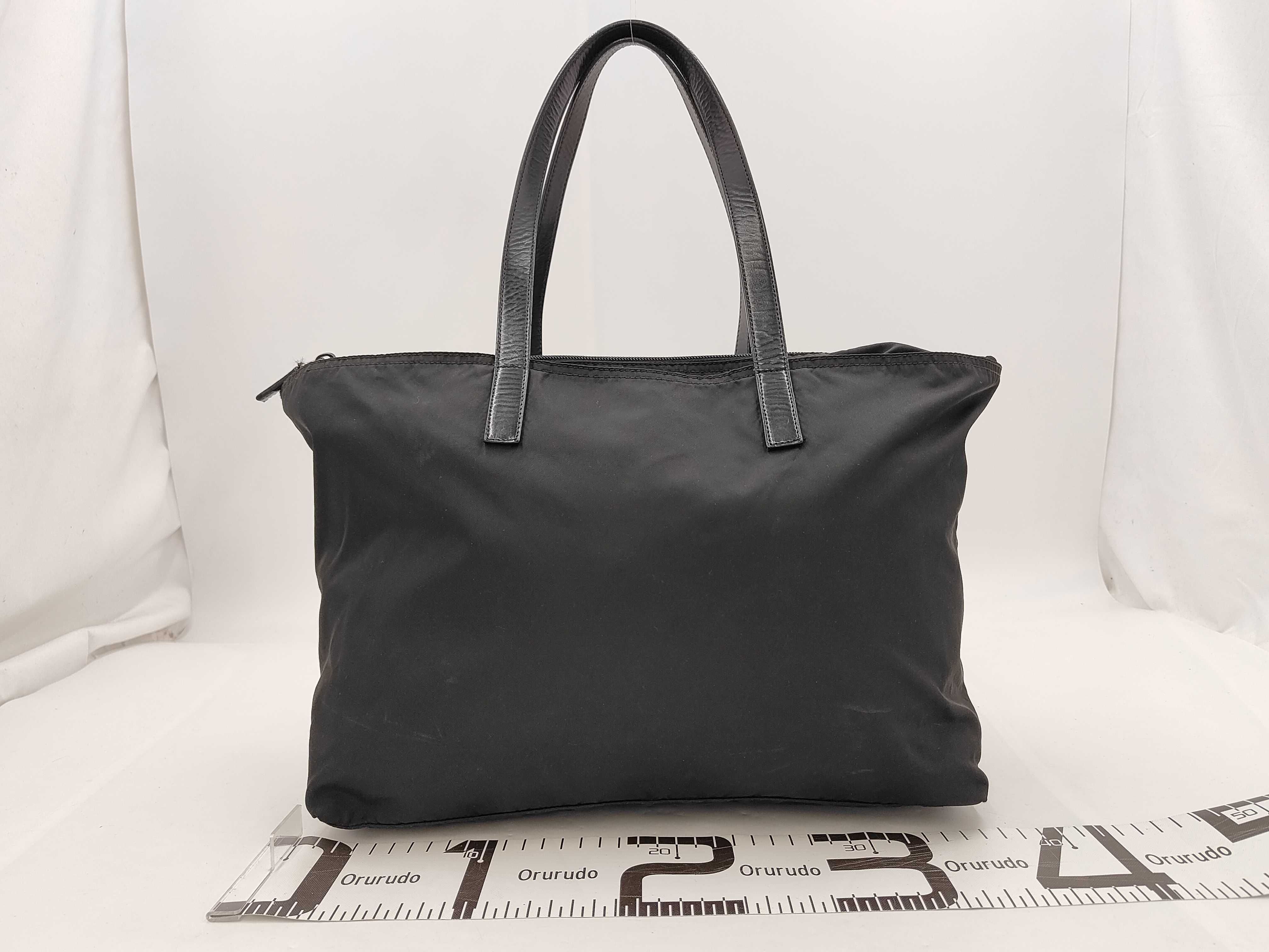 Tote Bag Nylon Black Tote Bag — view 2