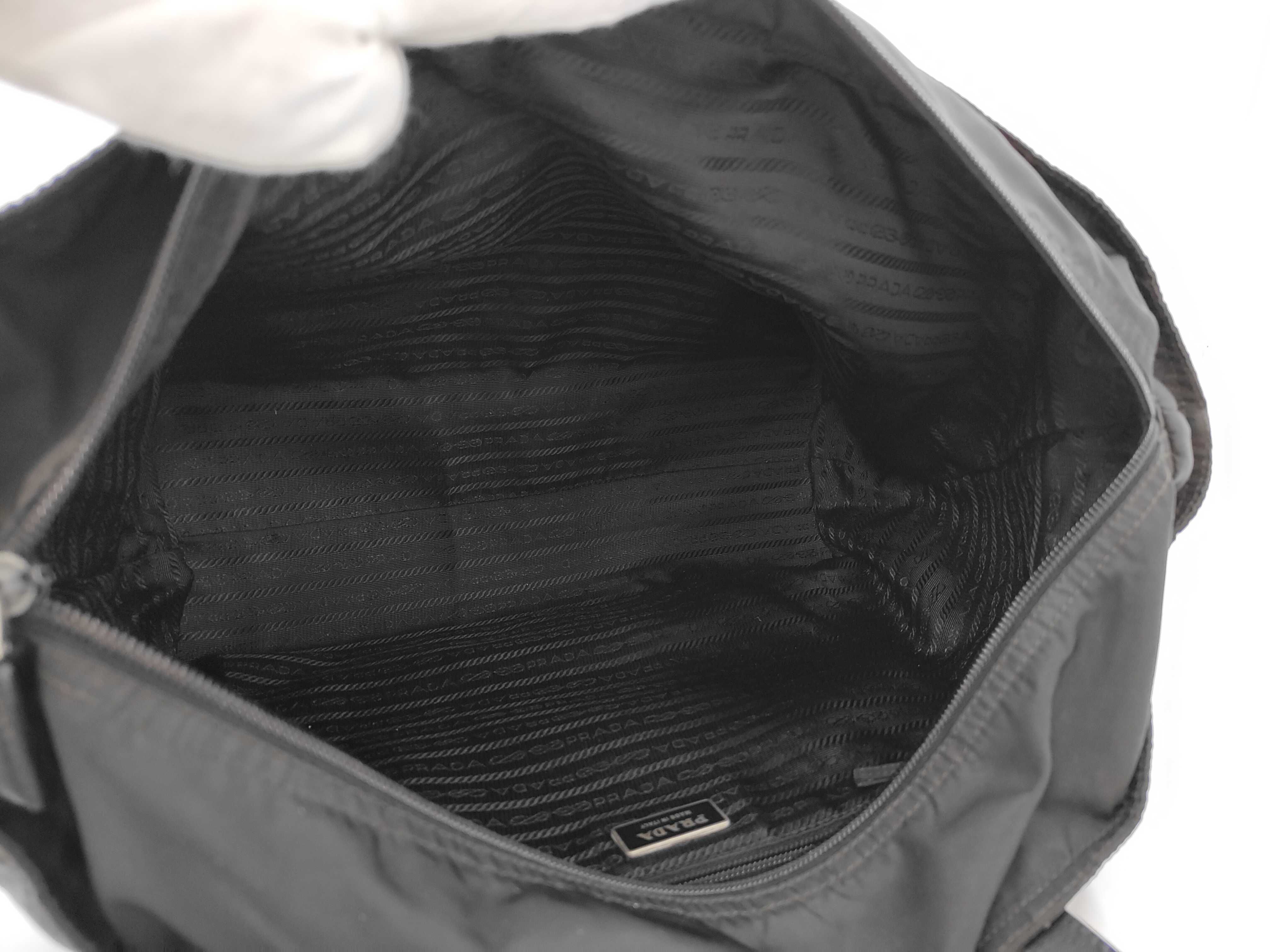 Tote Bag Nylon Black Tote Bag — view 10